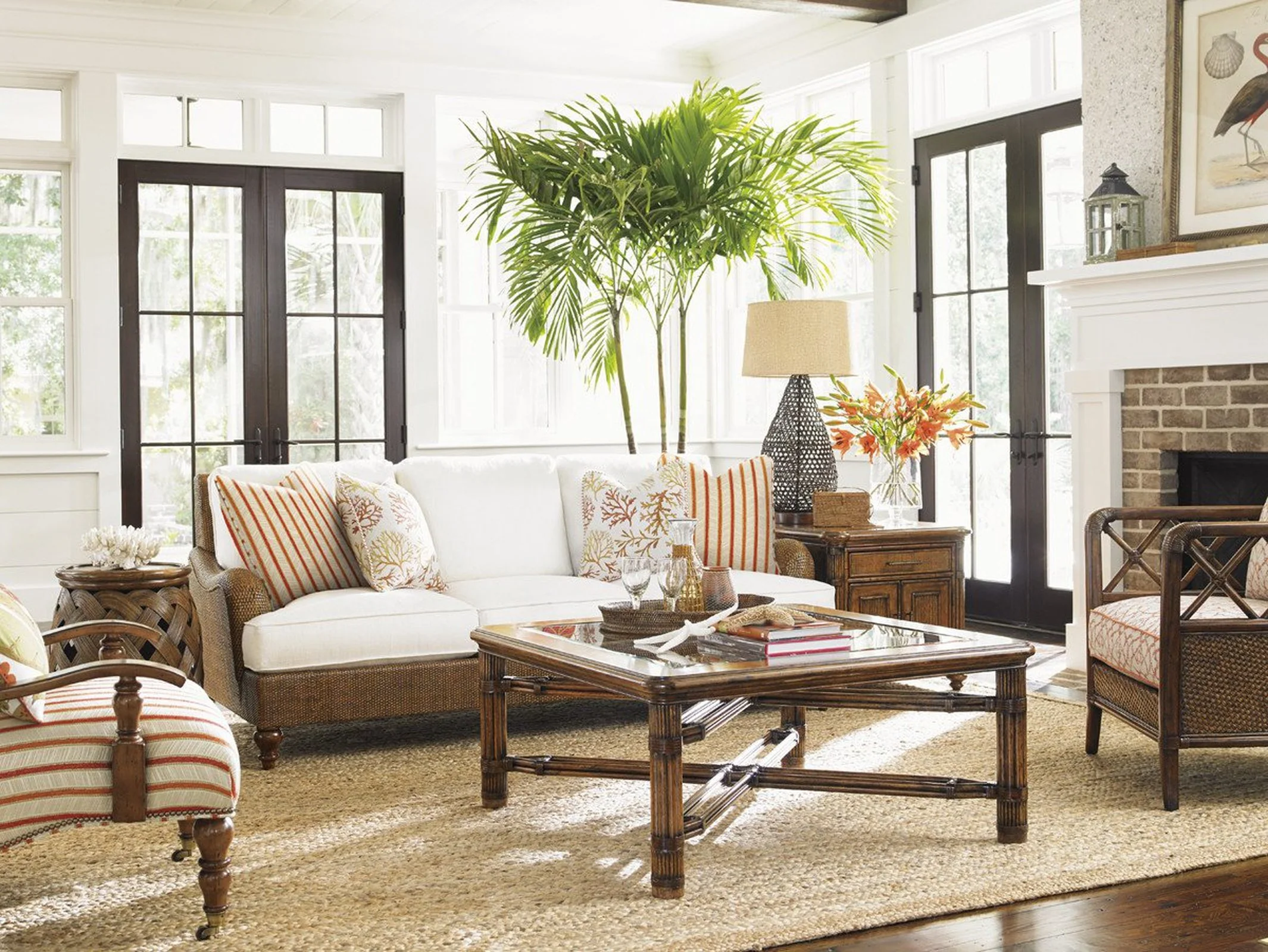 Tommy Bahama Home Twin Palms Harborside Sofa - Image 3