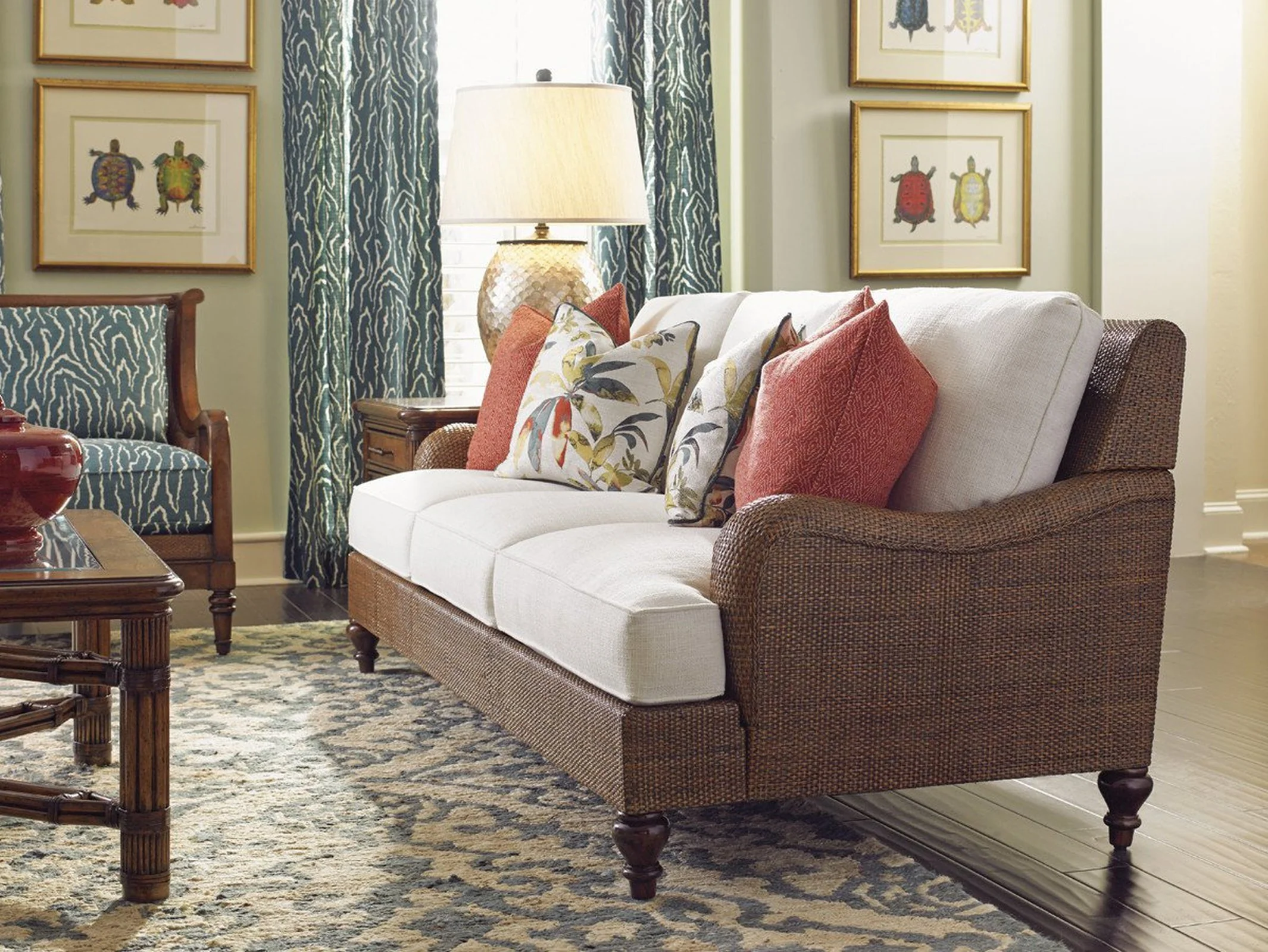 Tommy Bahama Home Twin Palms Harborside Sofa - Image 4