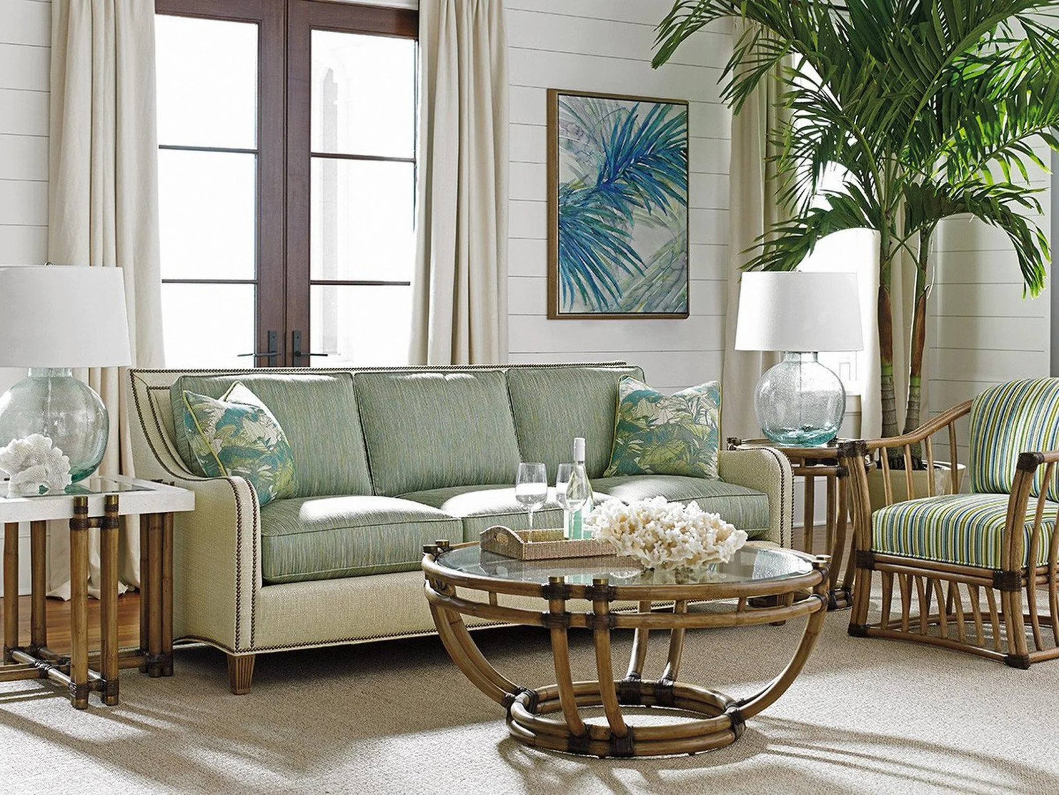 Tommy Bahama Home Twin Palms Koko Sofa - Image 3