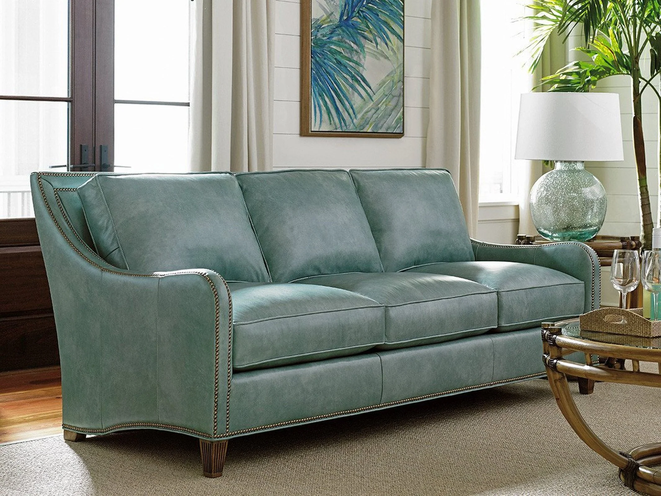 Tommy Bahama Home Twin Palms Koko Sofa - Image 6