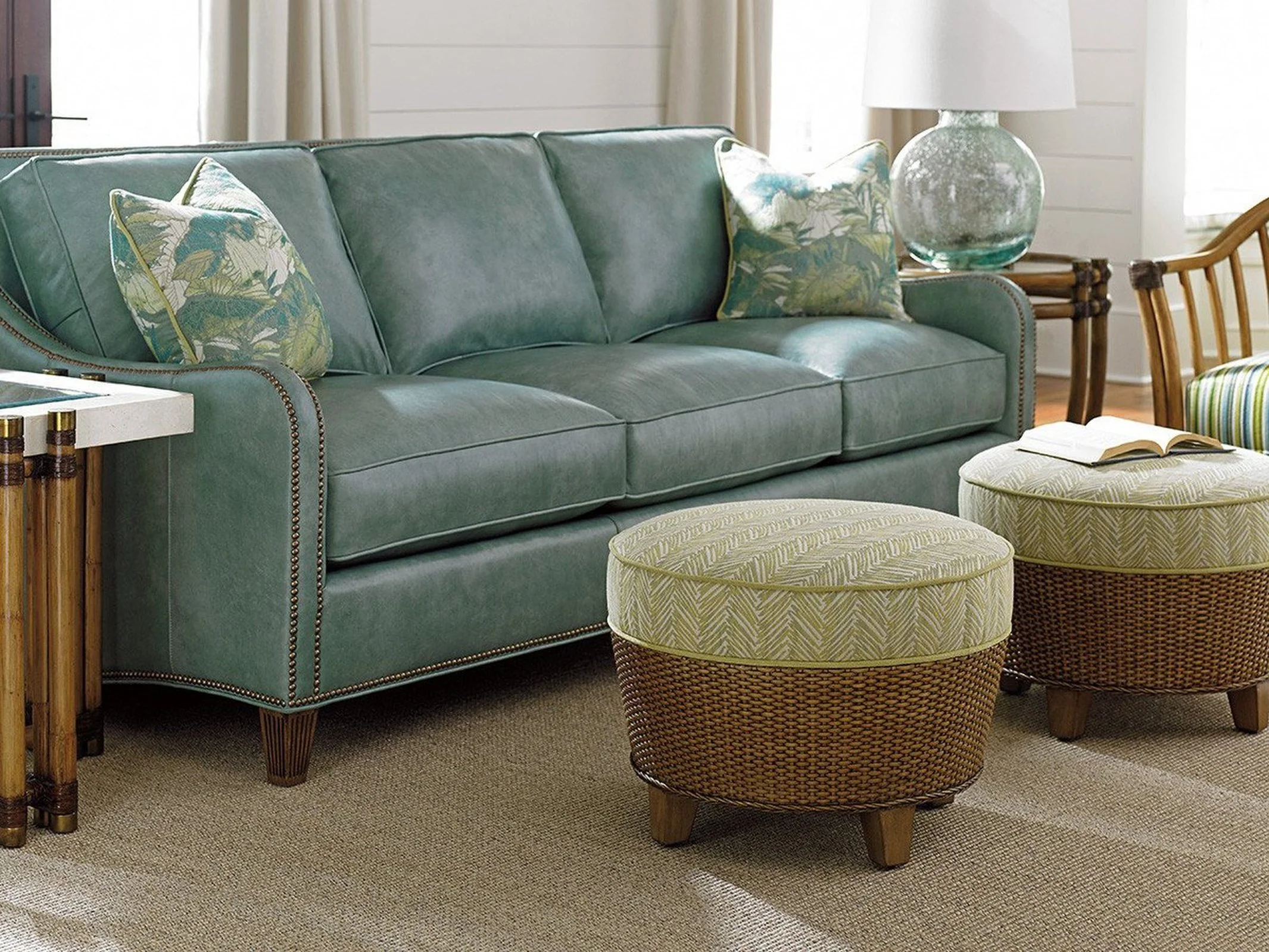 Tommy Bahama Home Twin Palms Koko Sofa - Image 7