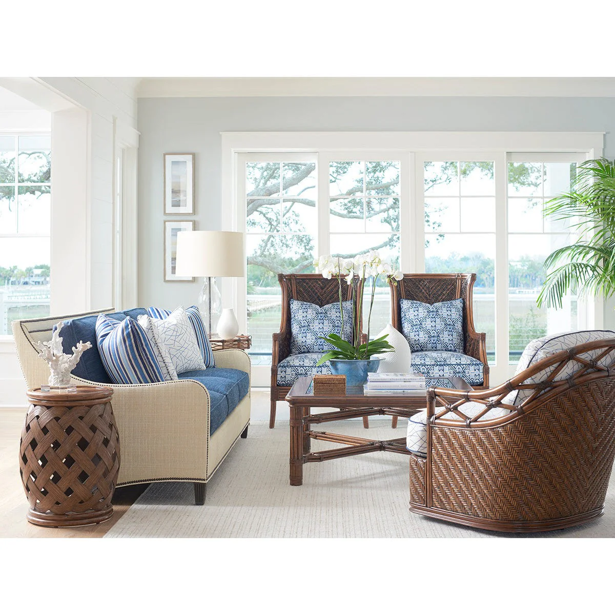 Tommy Bahama Home Twin Palms Koko Sofa - 84.5 Inch - Image 2