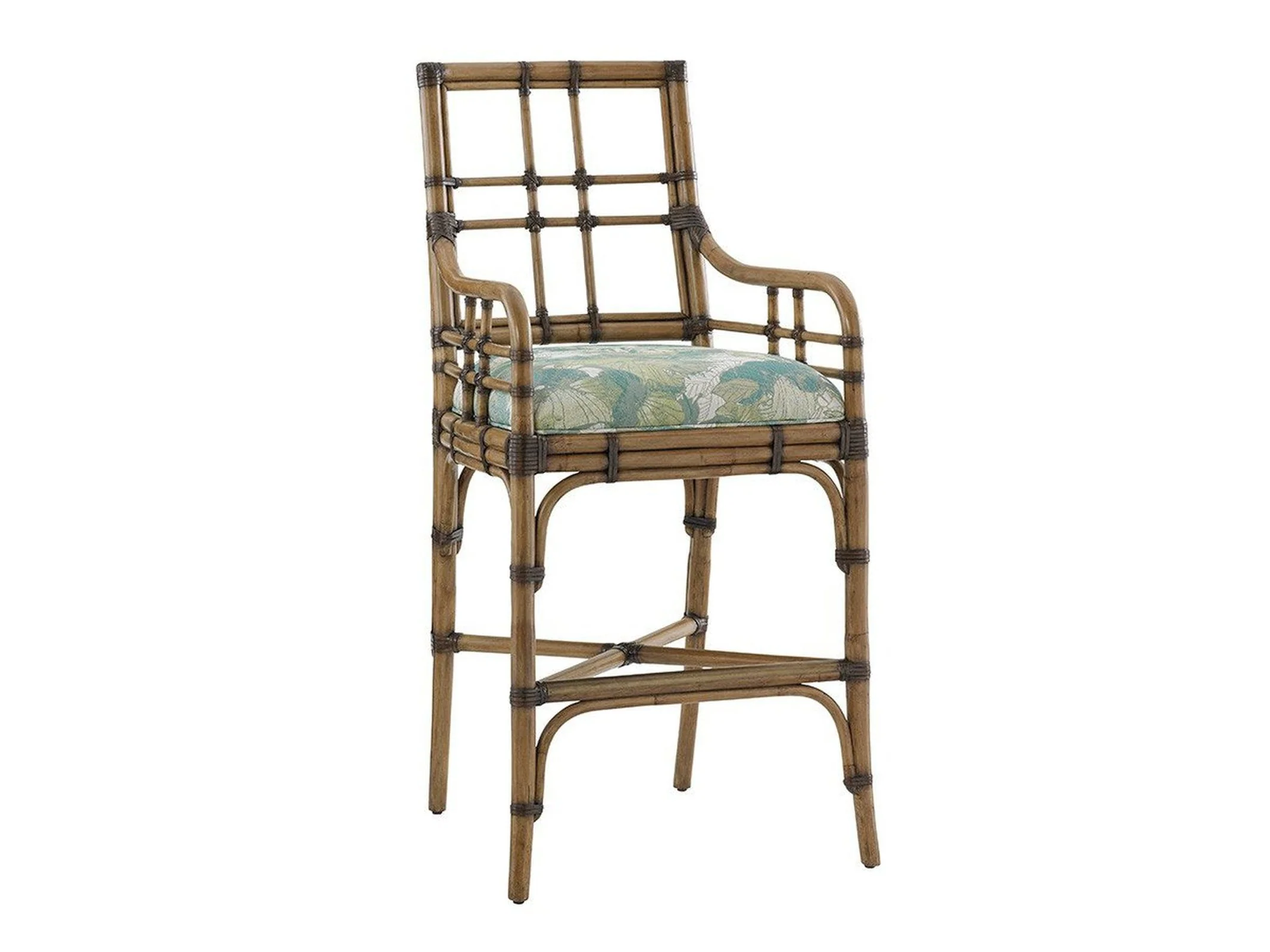Tommy Bahama Home Twin Palms Lands End Bar Stool - Image 3