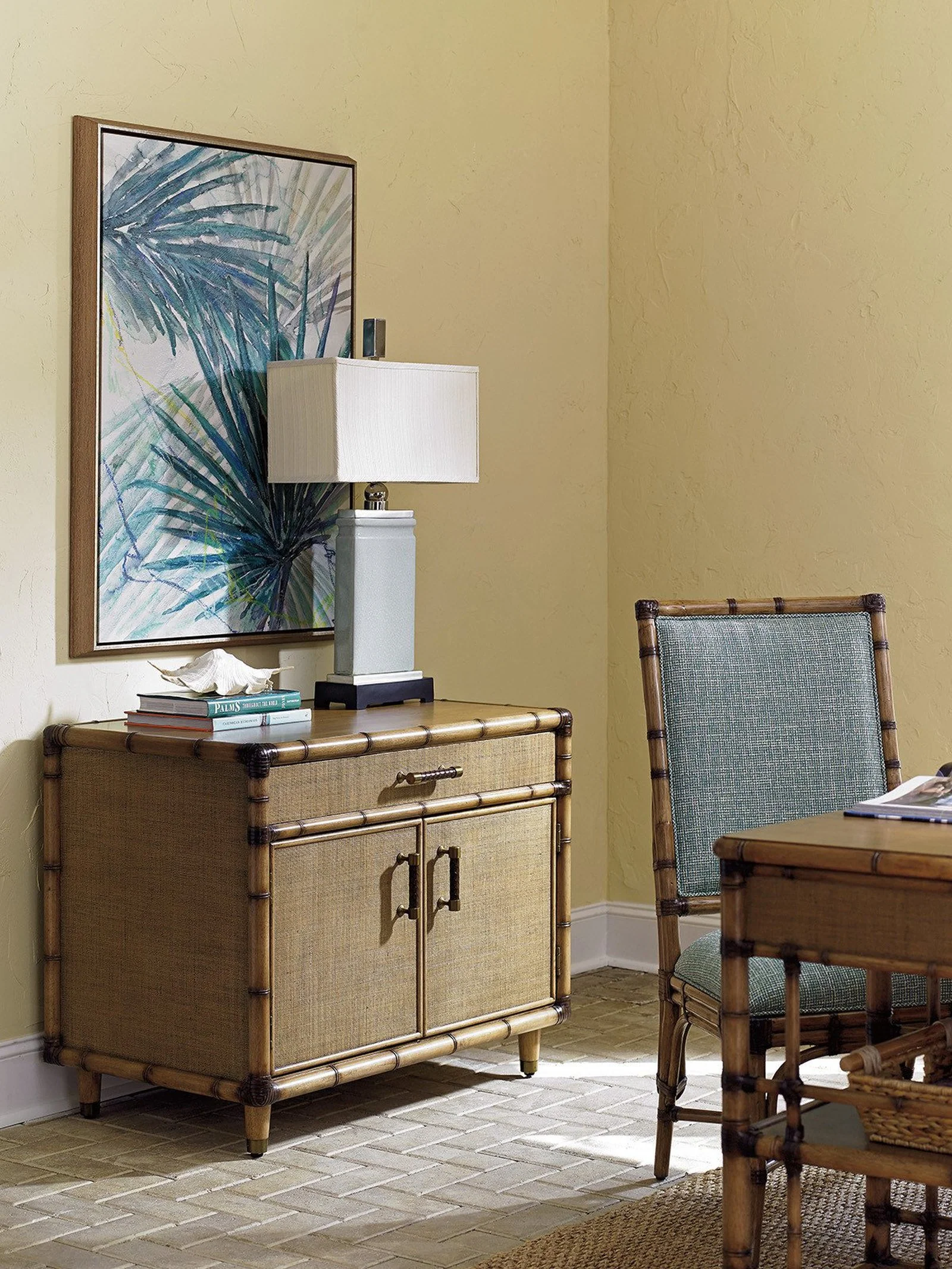 Tommy Bahama Home Twin Palms Larimar Storage Chest - Image 2