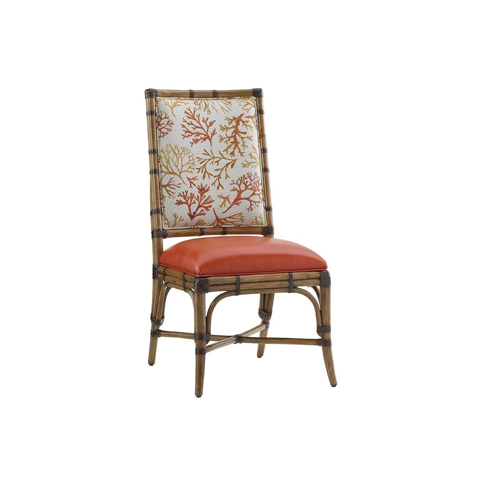Tommy Bahama Home Twin Palms Summer Isle Upholstered Side Chair Customizable - Image 2