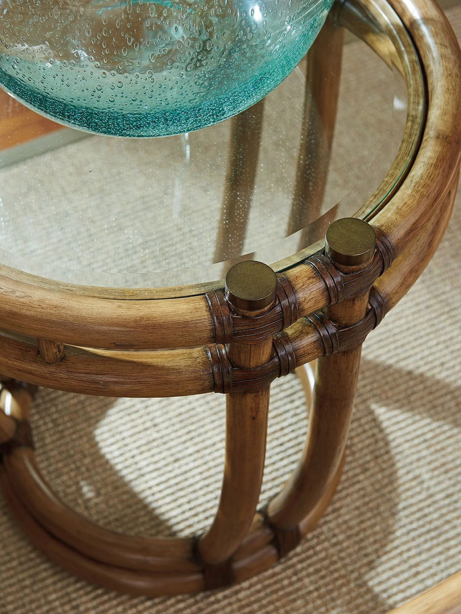 Tommy Bahama Home Twin Palms Turtle Beach End Table - Image 3