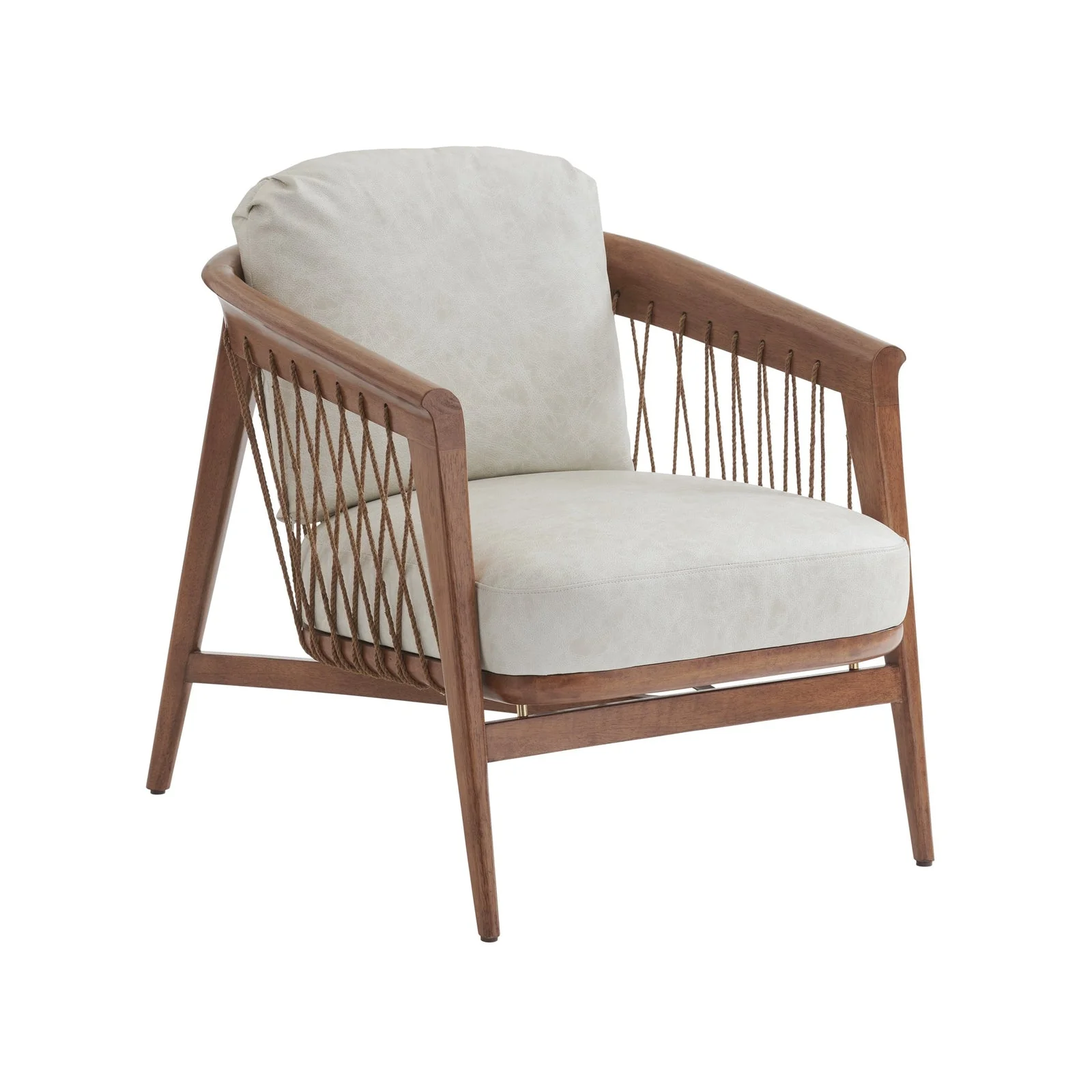 Tommy Bahama Home Upholstery Palm Desert Davita Leather Chair - Image 4