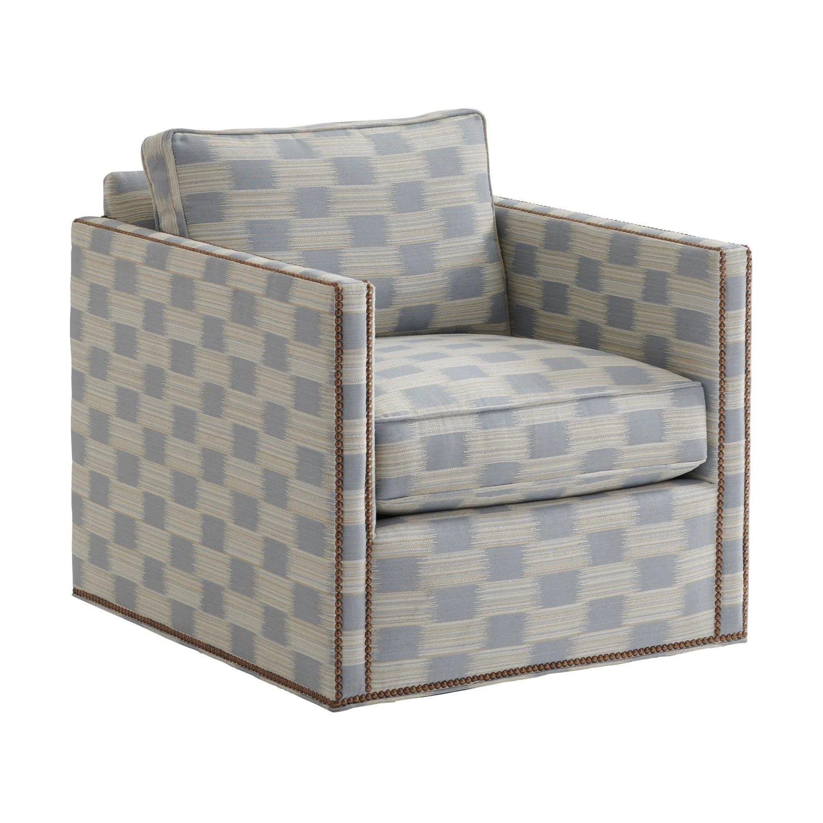 Tommy Bahama Home Upholstery Palm Desert Hinsdale Swivel Chair - Image 4