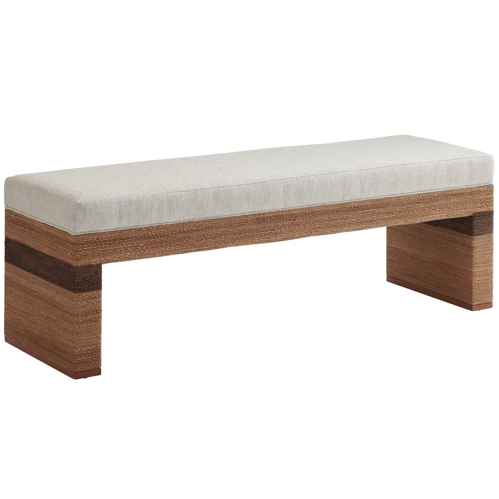Tommy Bahama Home Upholstery Palm Desert Rosemead Bed Bench - Image 3