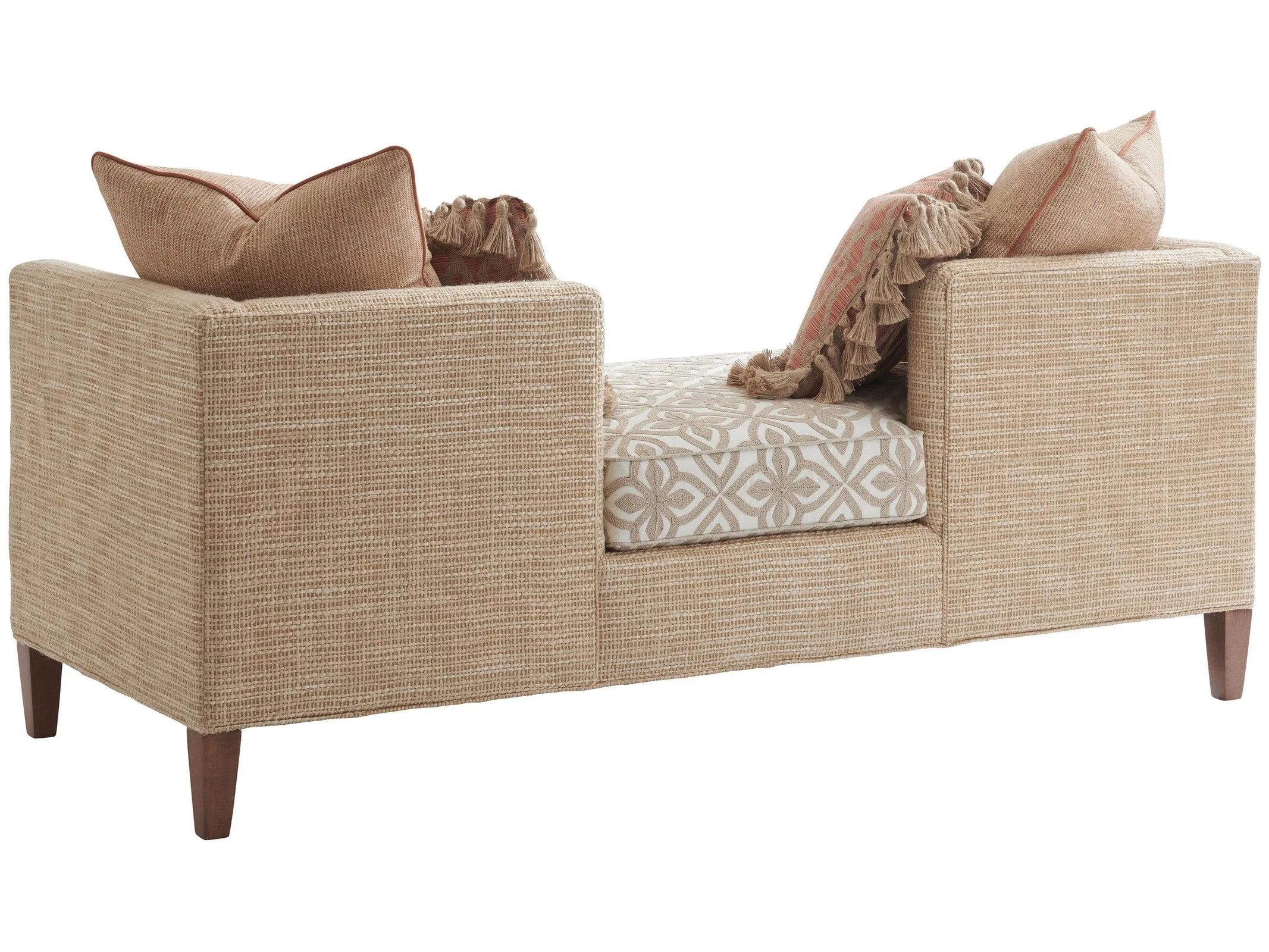 Tommy Bahama Home Upholstery Palm Desert Sebastian Settee - Image 2