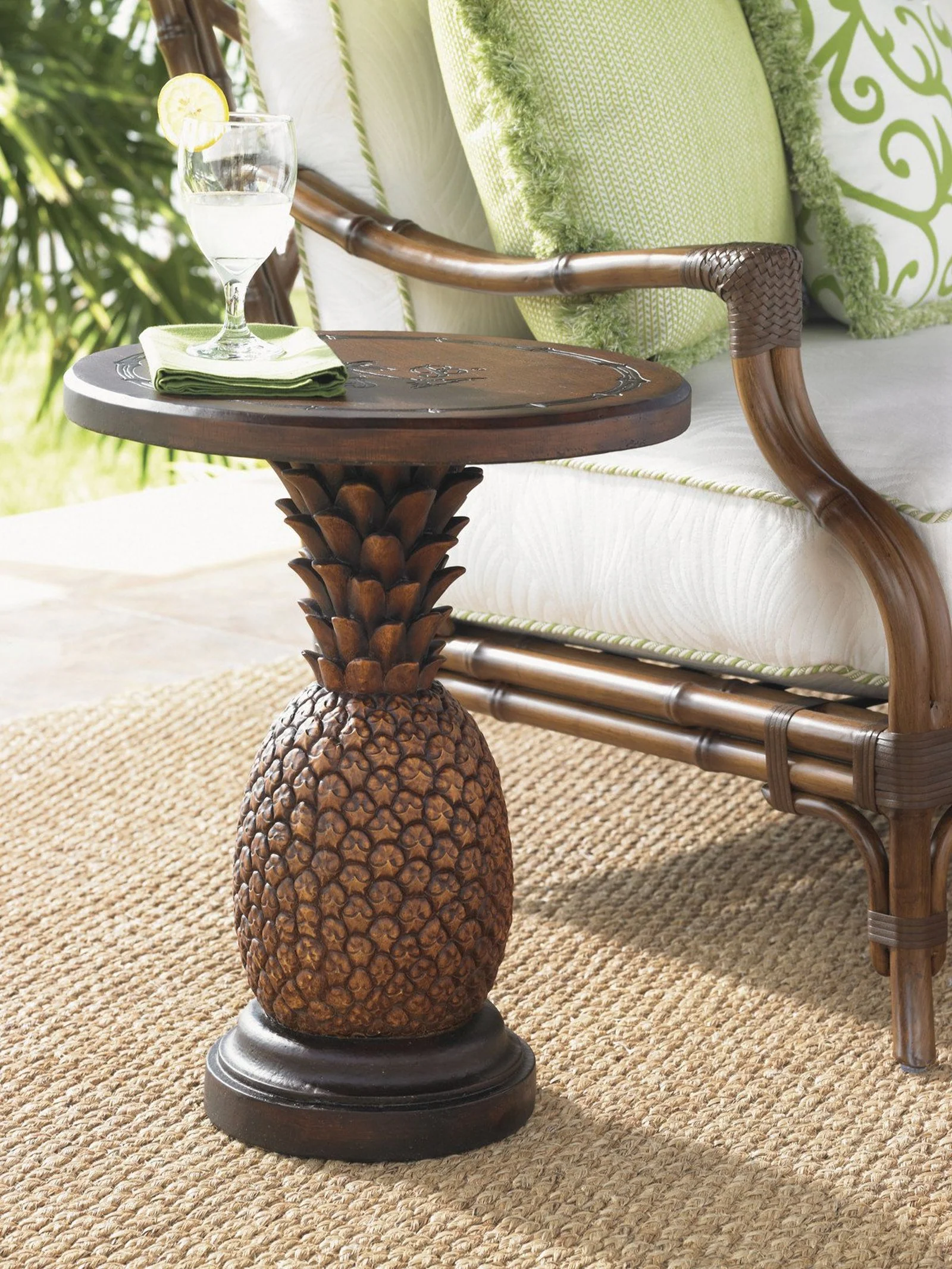 Tommy Bahama Outdoor Alfresco Living Pineapple Table - Image 4
