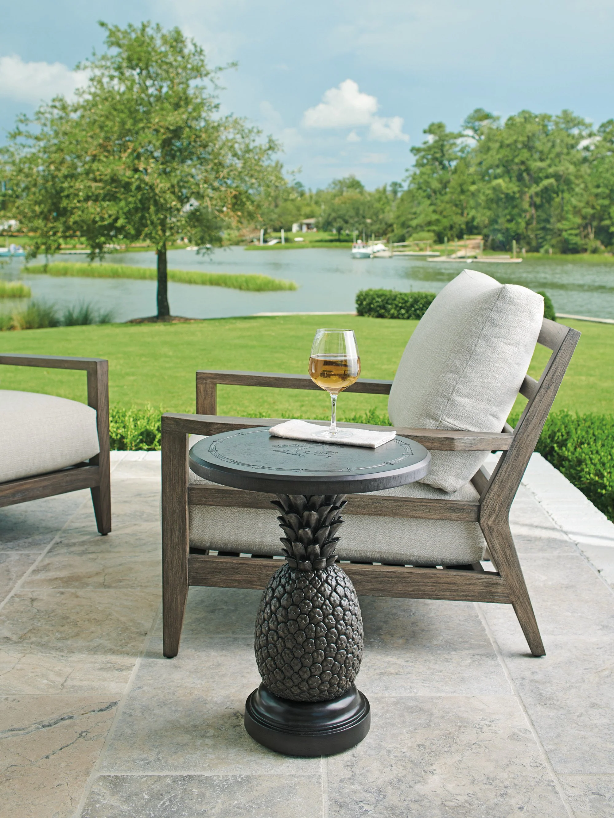Tommy Bahama Outdoor Alfresco Living Pineapple Table - Image 7