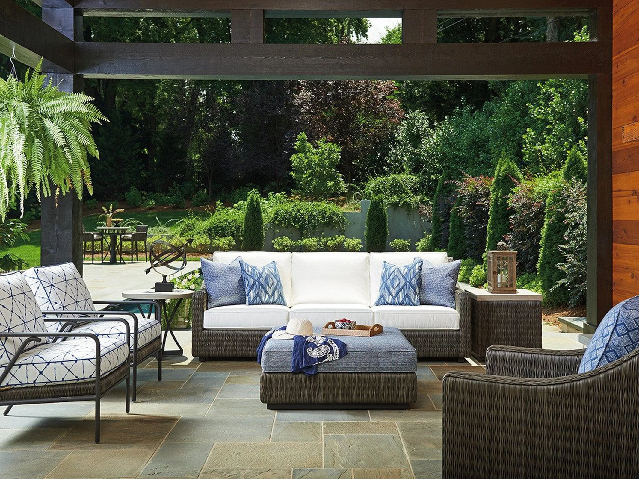 Tommy Bahama Outdoor Cypress Point Ocean Terrace Long Sofa - Image 3