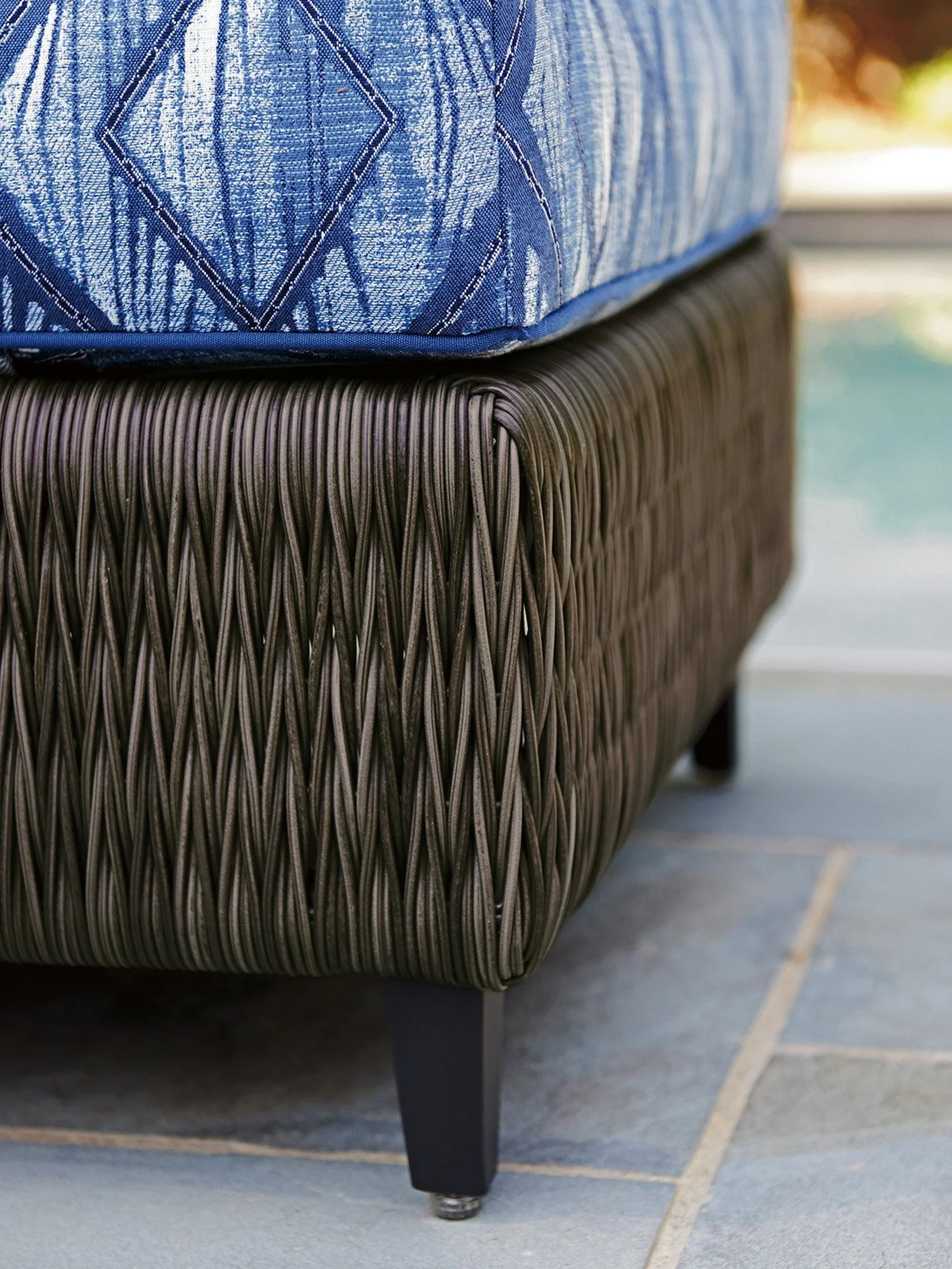 Tommy Bahama Outdoor Cypress Point Ocean Terrace Ottoman - Image 4