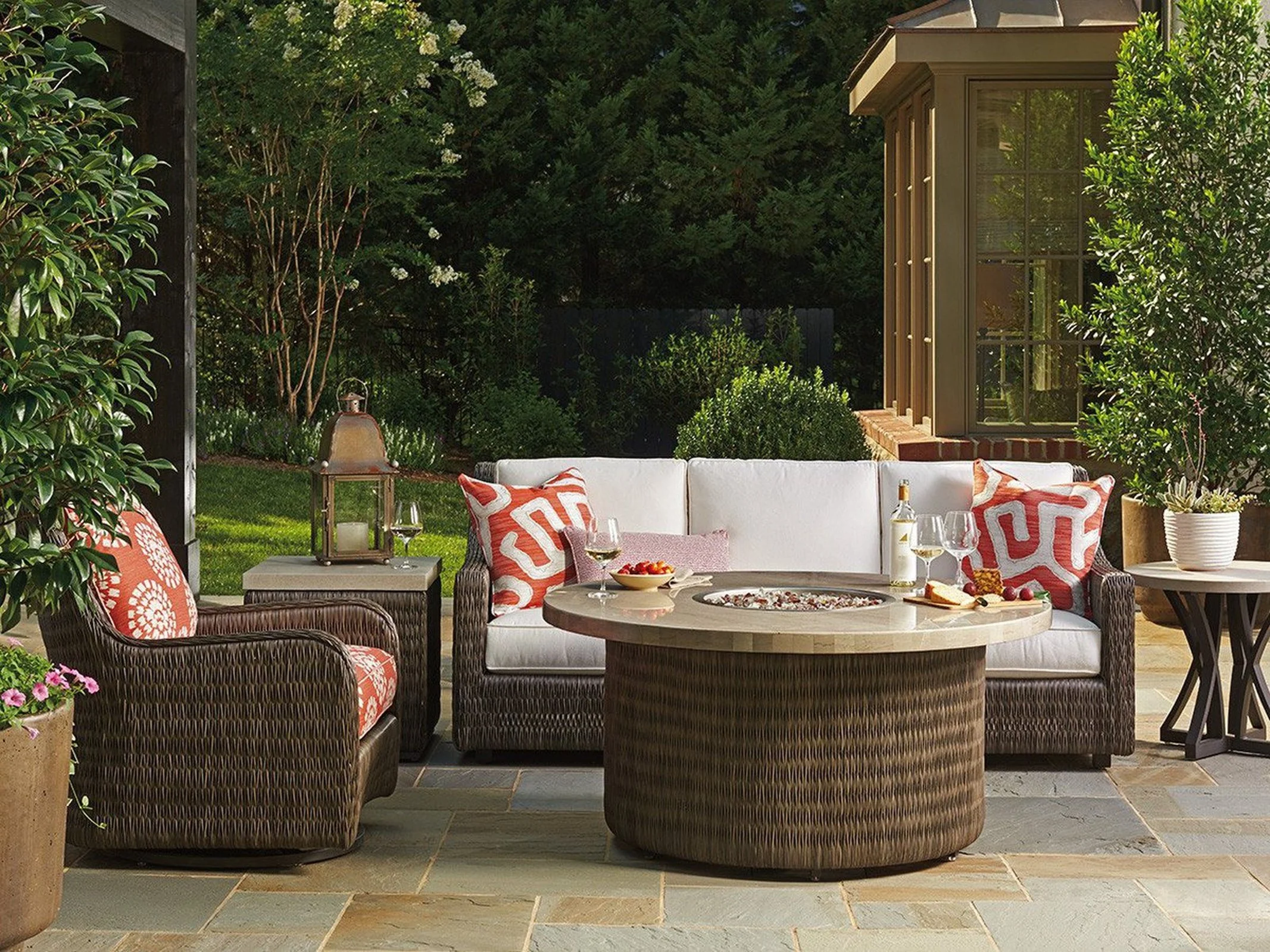 Tommy Bahama Outdoor Cypress Point Ocean Terrace Short Sofa - Image 3