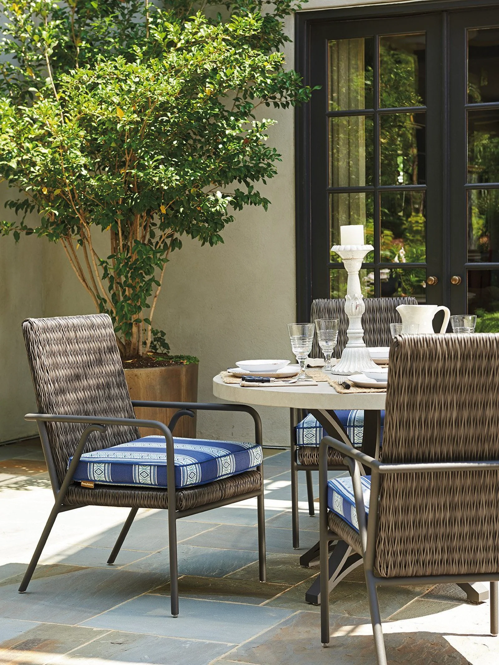 Tommy Bahama Outdoor Cypress Point Ocean Terrace Small Dining Chair - Image 2