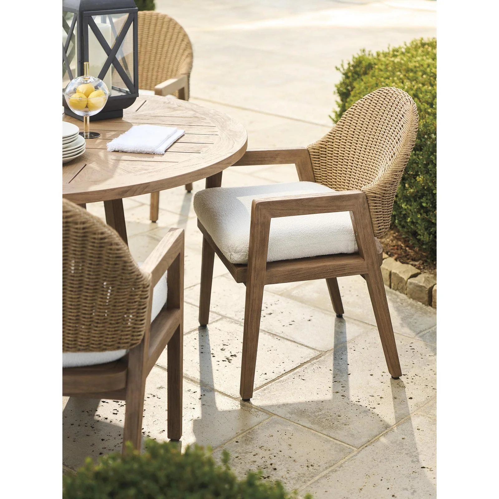 Tommy Bahama Outdoor Isle Of Palms Arm Dining Chair - Image 5