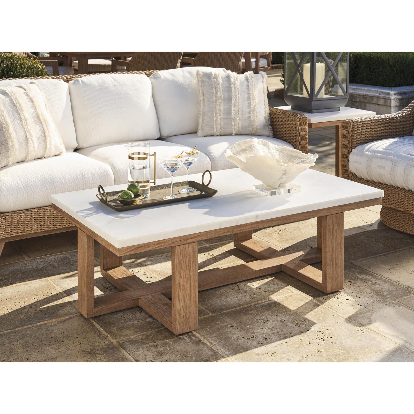 Tommy Bahama Outdoor Isle Of Palms Rectangular Cocktail Table - Image 2