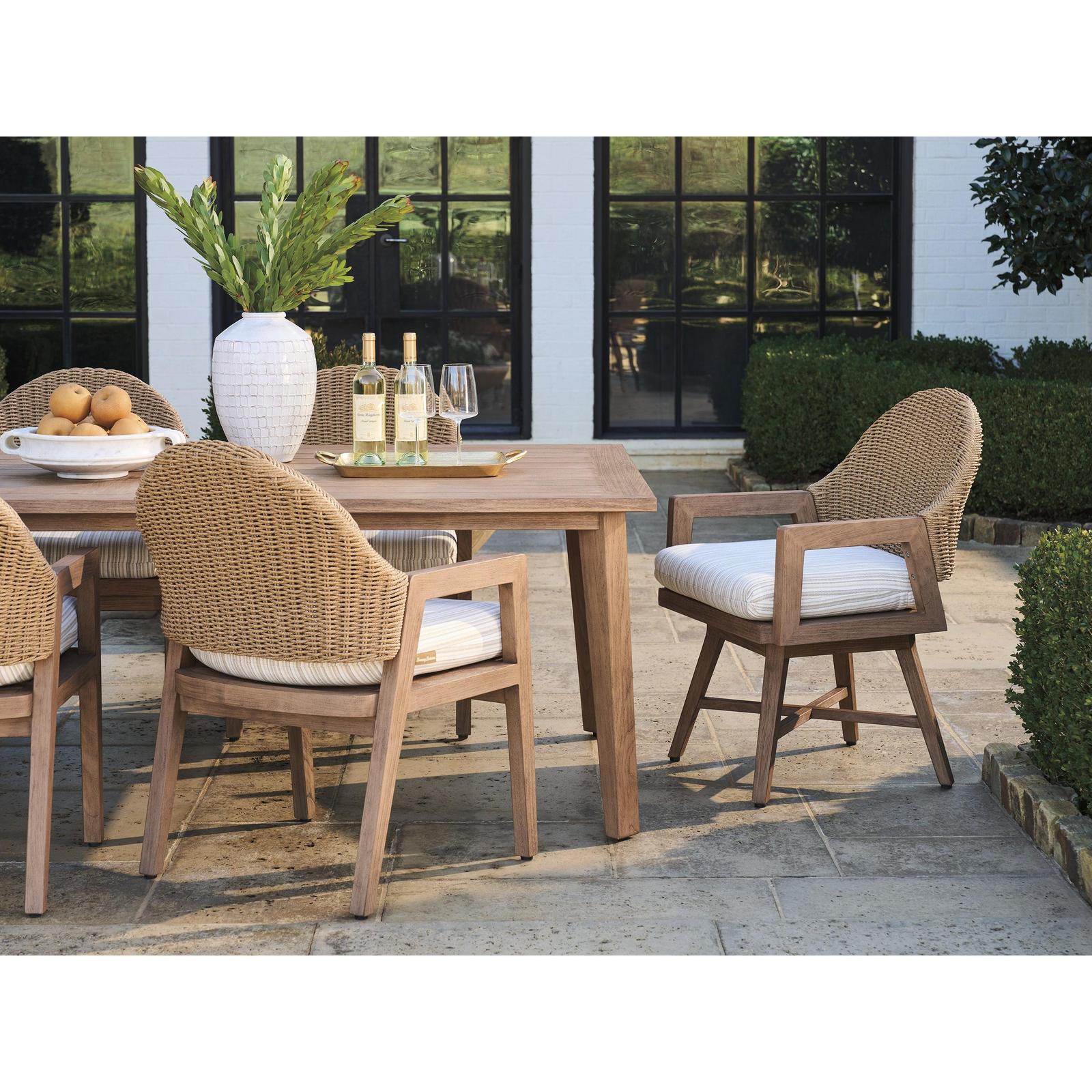 Tommy Bahama Outdoor Isle Of Palms Swivel Dining Chair - Image 2