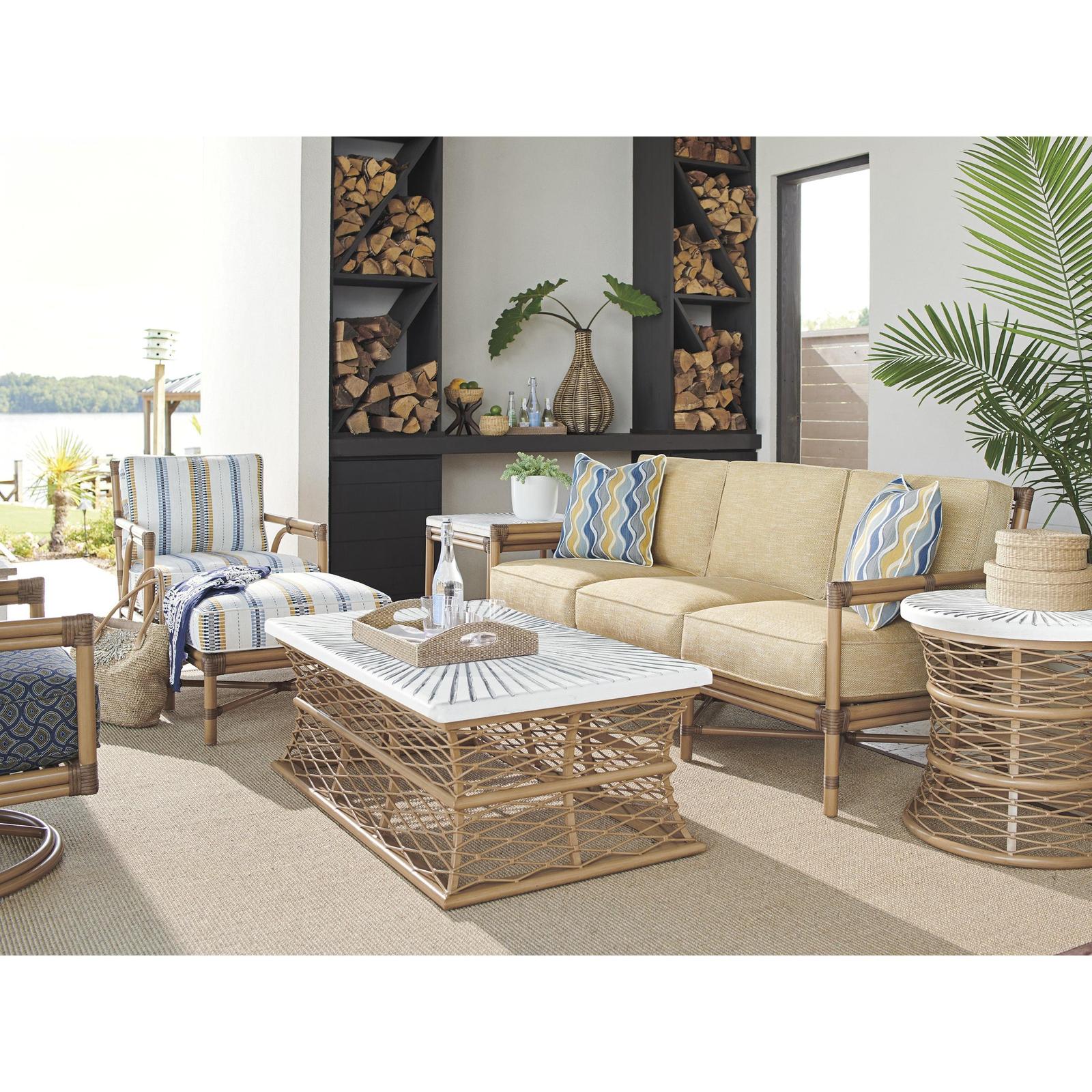 Tommy Bahama Outdoor Key Largo Rectangular Cocktail Table - Image 3