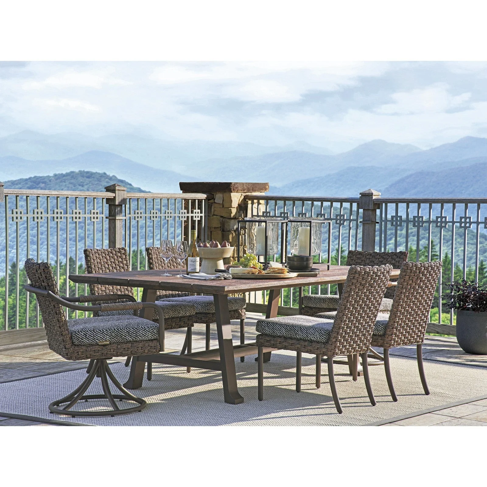 Tommy Bahama Outdoor Kilimanjaro Rectangular Dining Table - Image 3