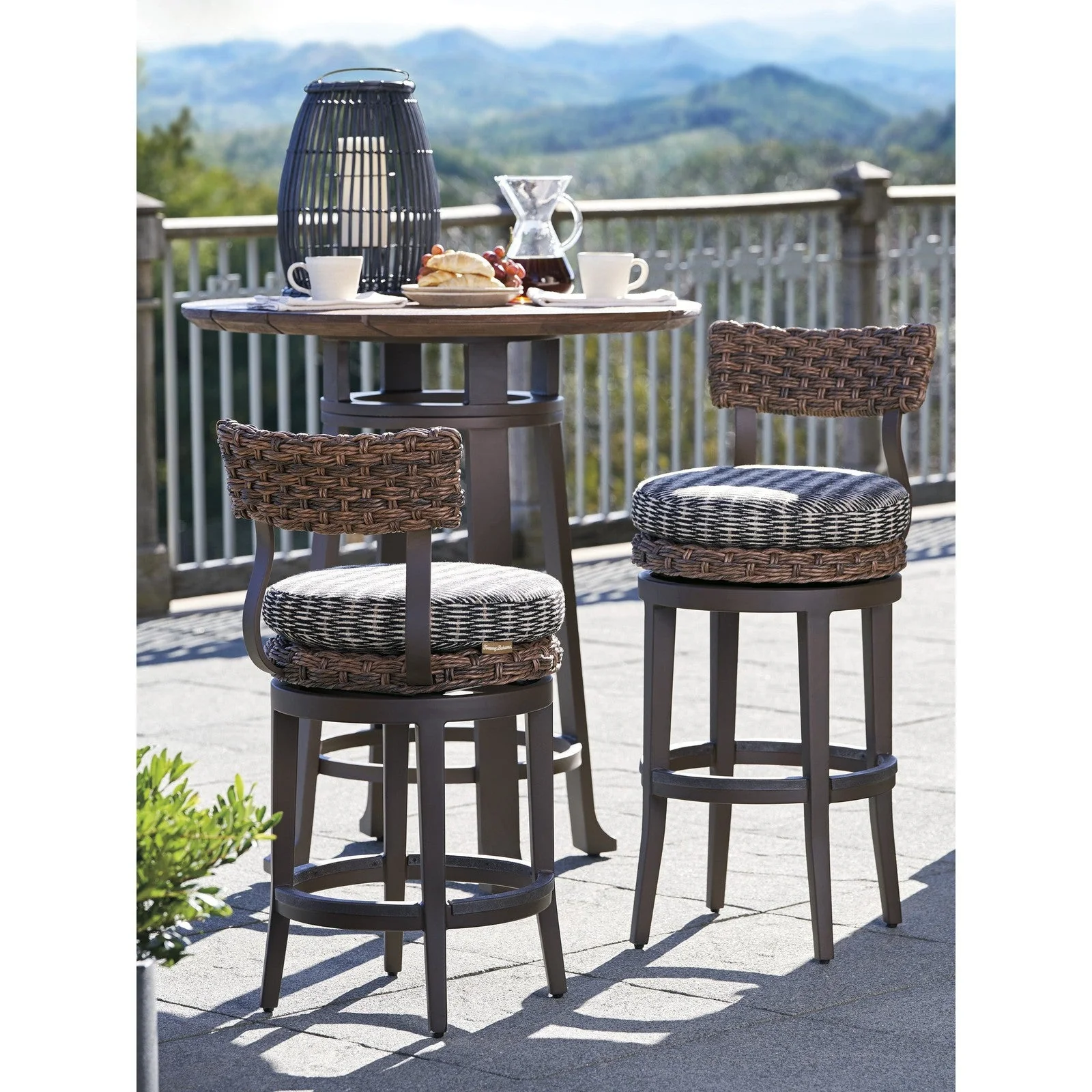 Tommy Bahama Outdoor Kilimanjaro Round Bistro Table - Image 2