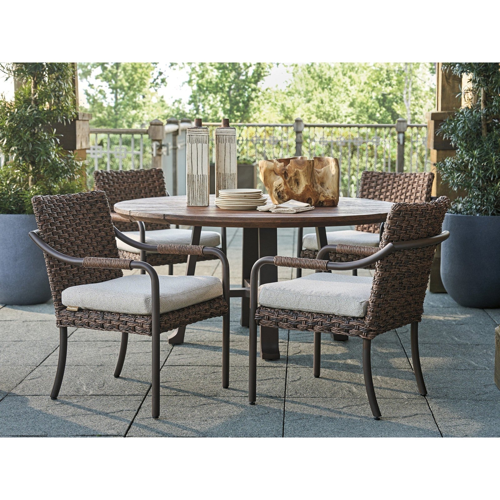 Tommy Bahama Outdoor Kilimanjaro Round Dining Table - Image 2