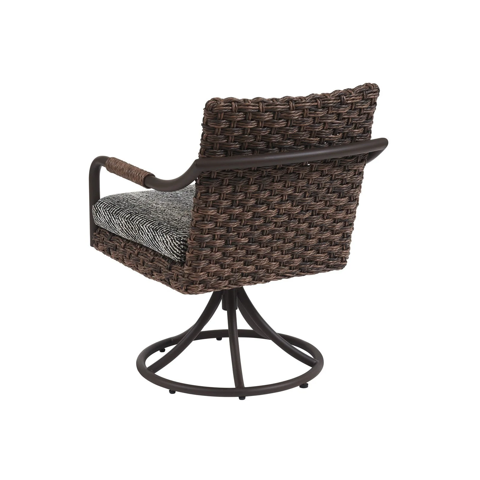 Tommy Bahama Outdoor Kilimanjaro Swivel Rocker Dining Chair - Image 3