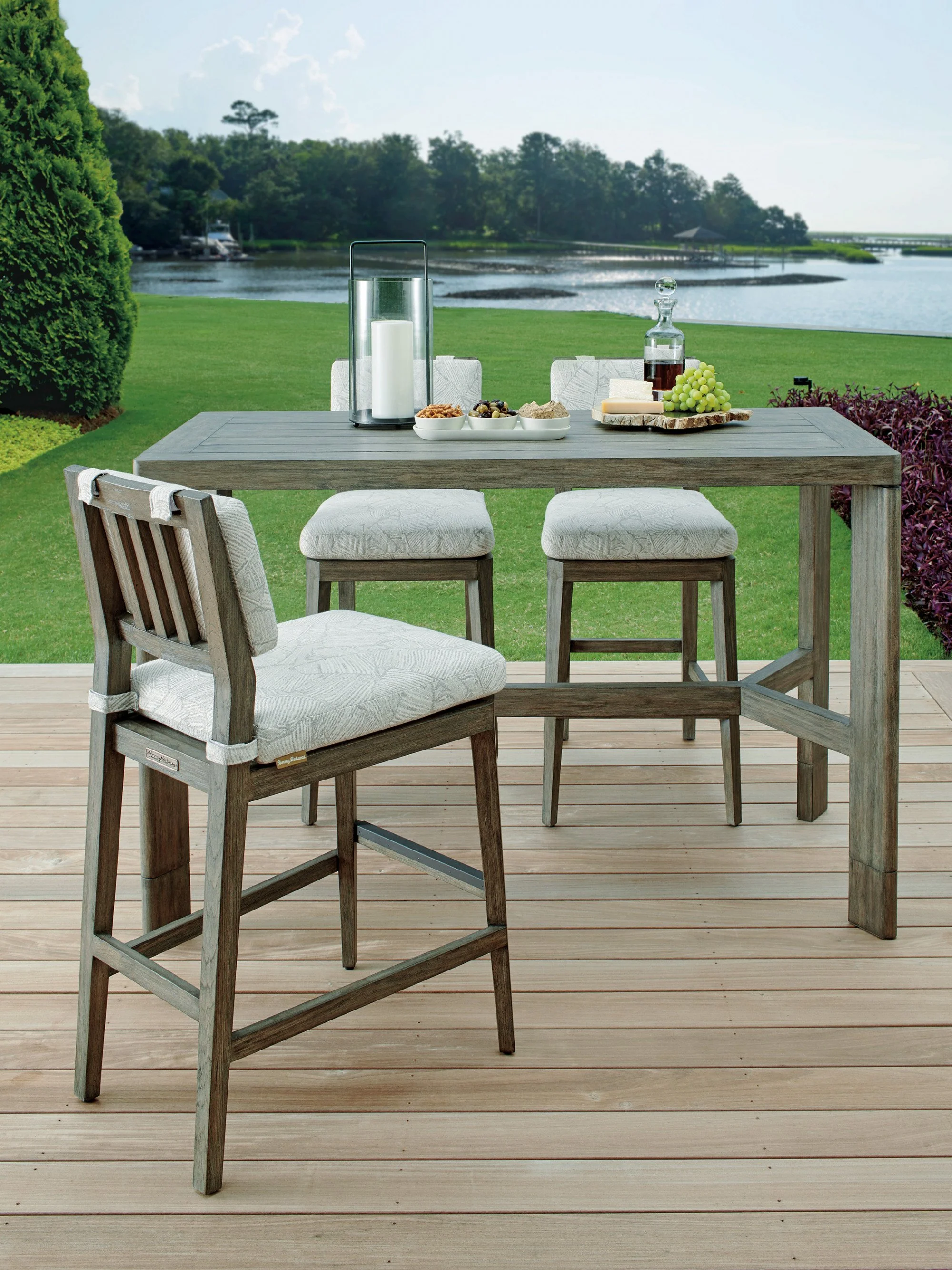 Tommy Bahama Outdoor La Jolla Bistro Table - Image 4