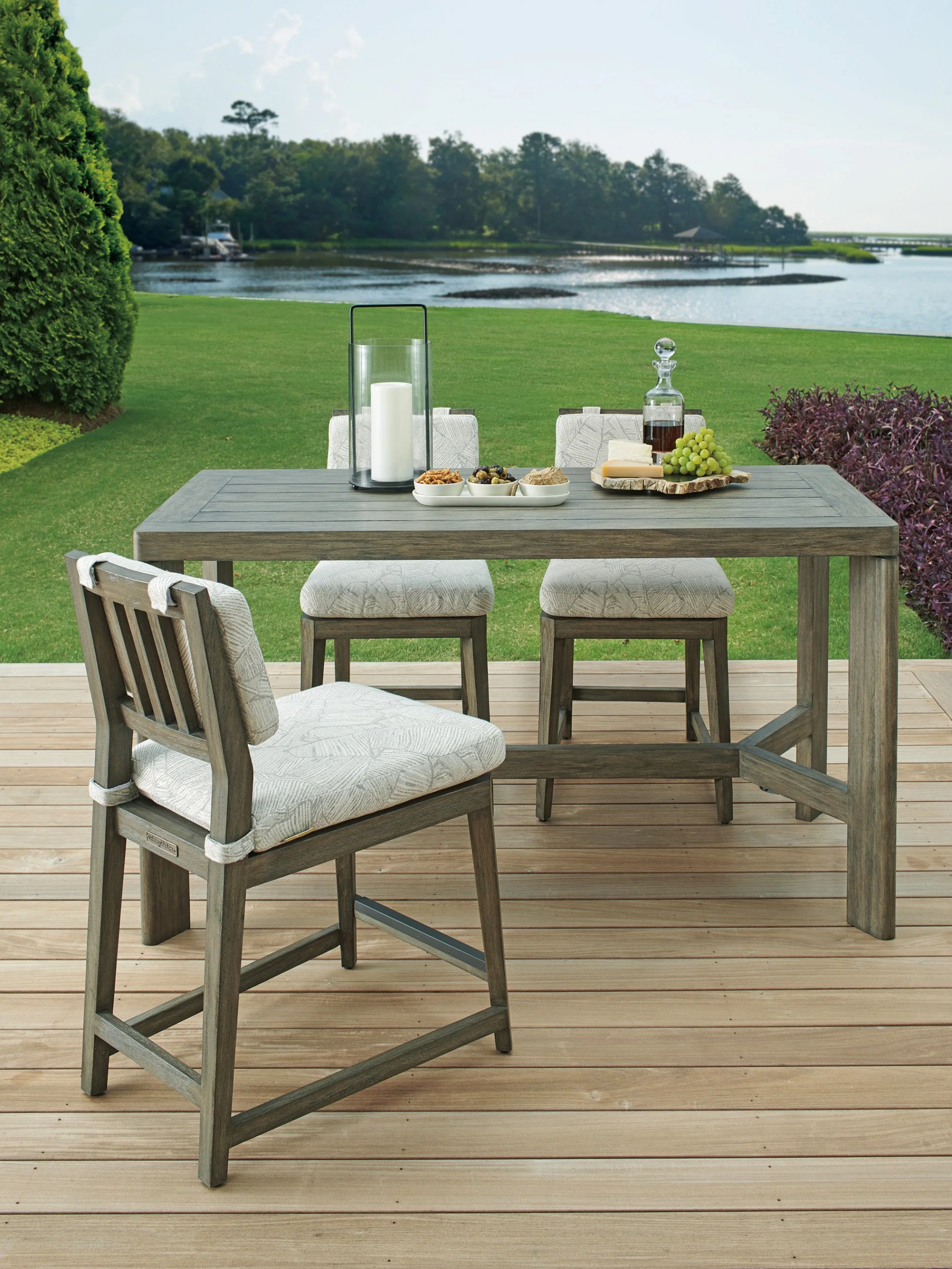 Tommy Bahama Outdoor La Jolla Counter Stool - Image 3