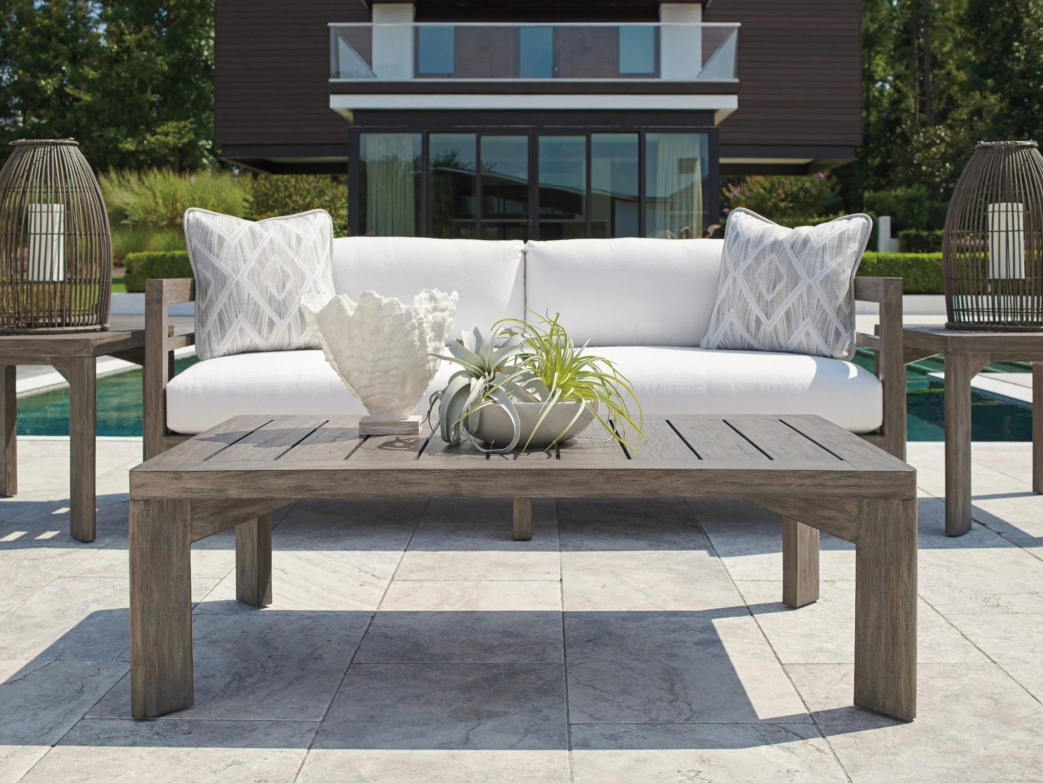 Tommy Bahama Outdoor La Jolla Rectangular Cocktail Table - Image 3