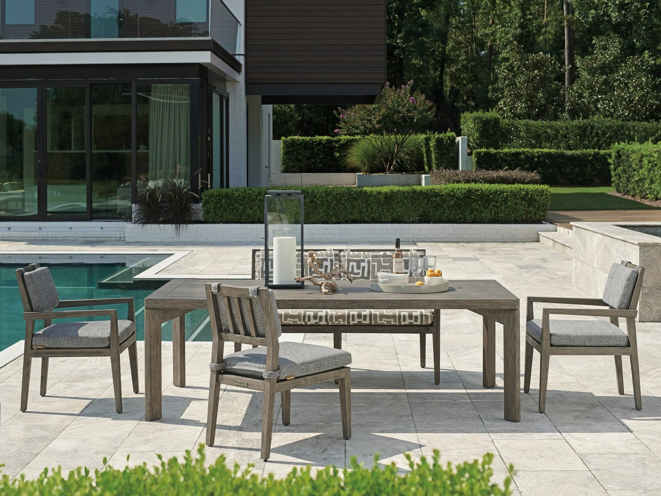 Tommy Bahama Outdoor La Jolla Rectangular Dining Table - Image 4