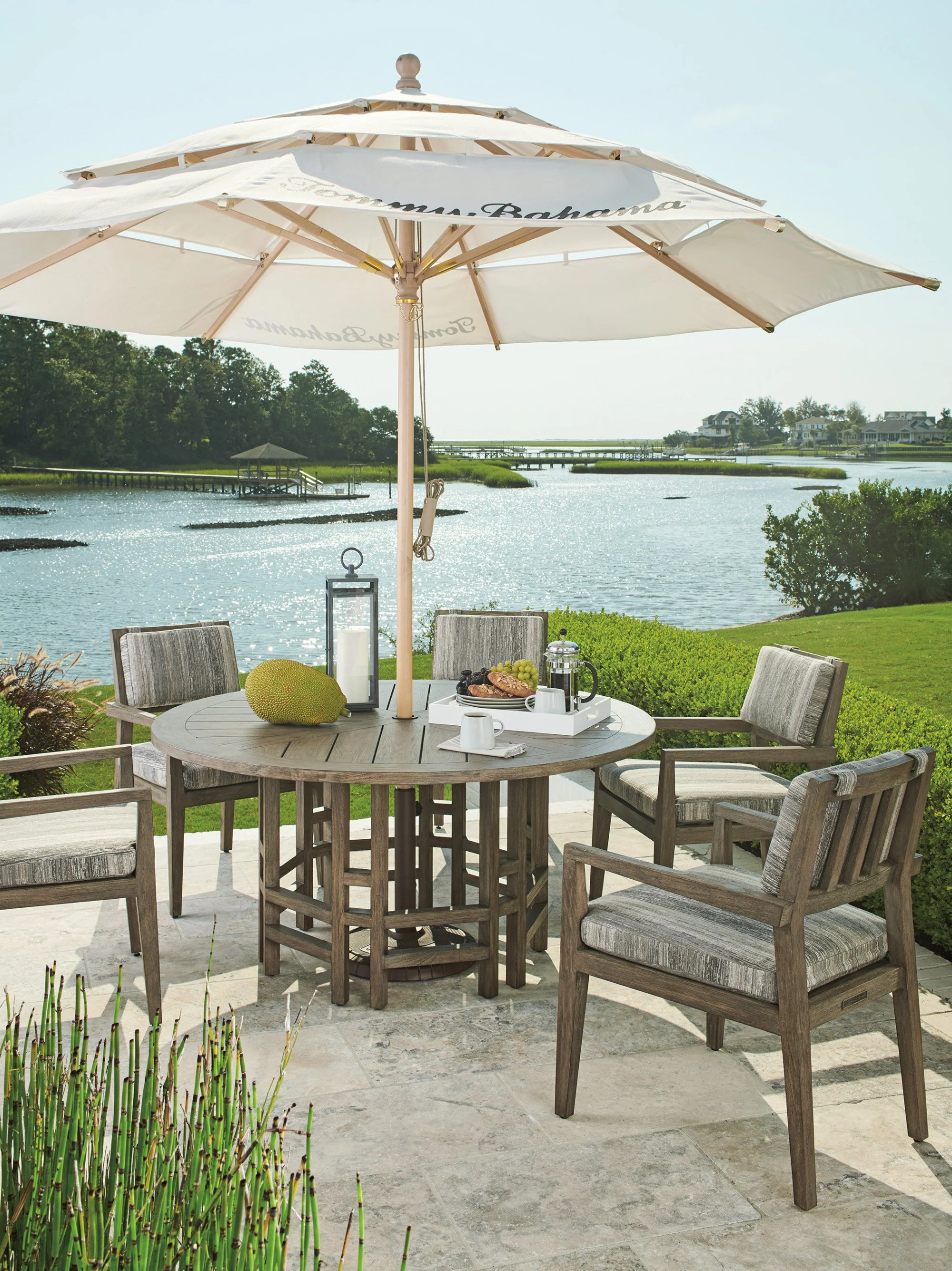 Tommy Bahama Outdoor La Jolla Round Dining Table - Image 2