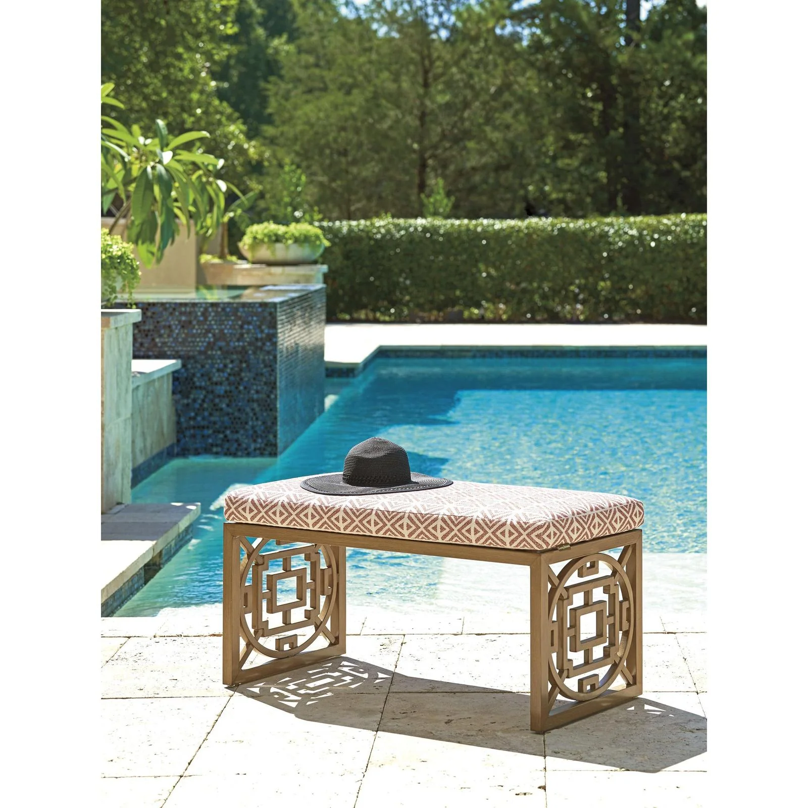 Tommy Bahama Outdoor Los Altos Valley View Bench - Image 2