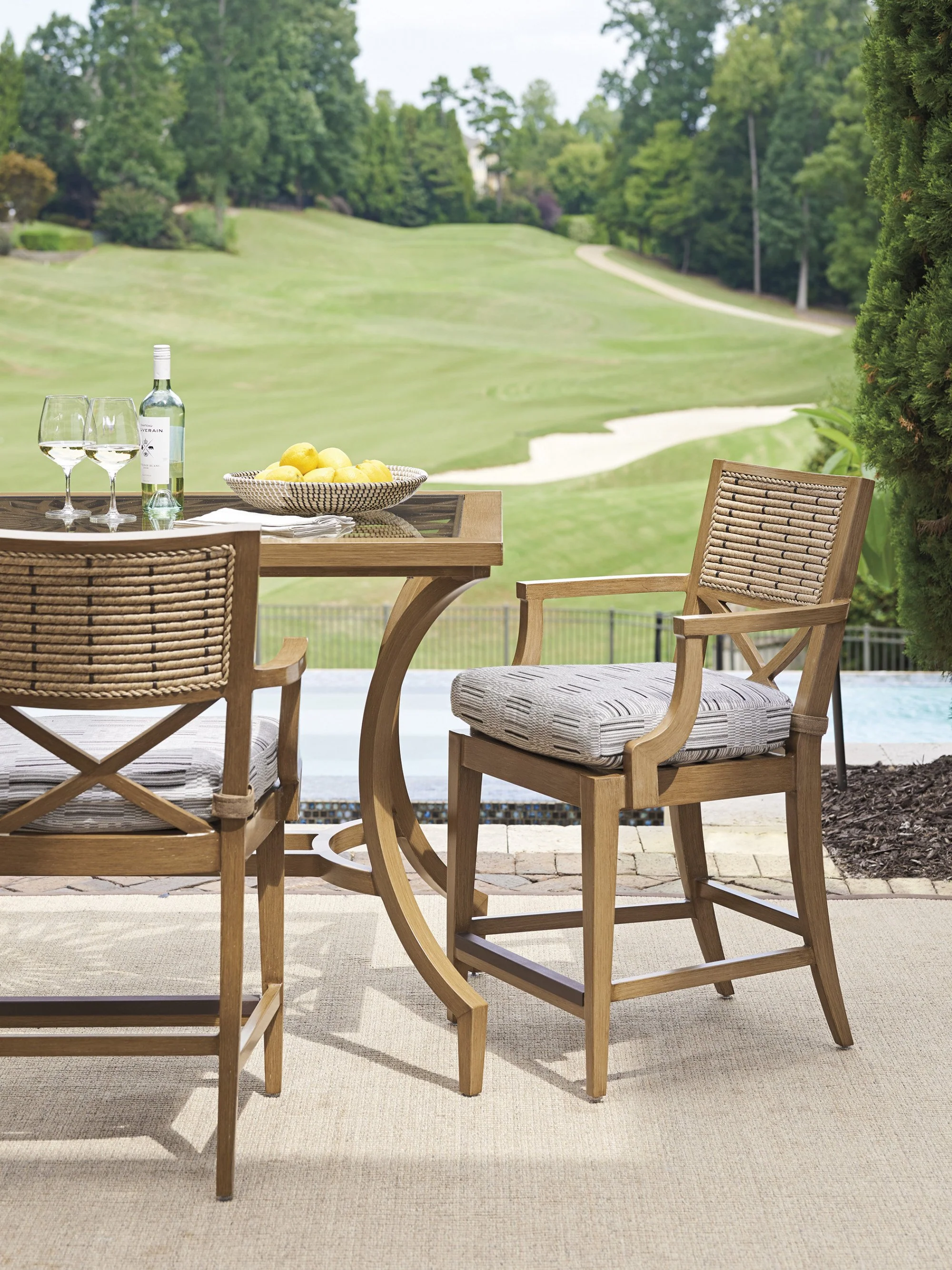 Tommy Bahama Outdoor Los Altos Valley View Bistro Table - Image 3