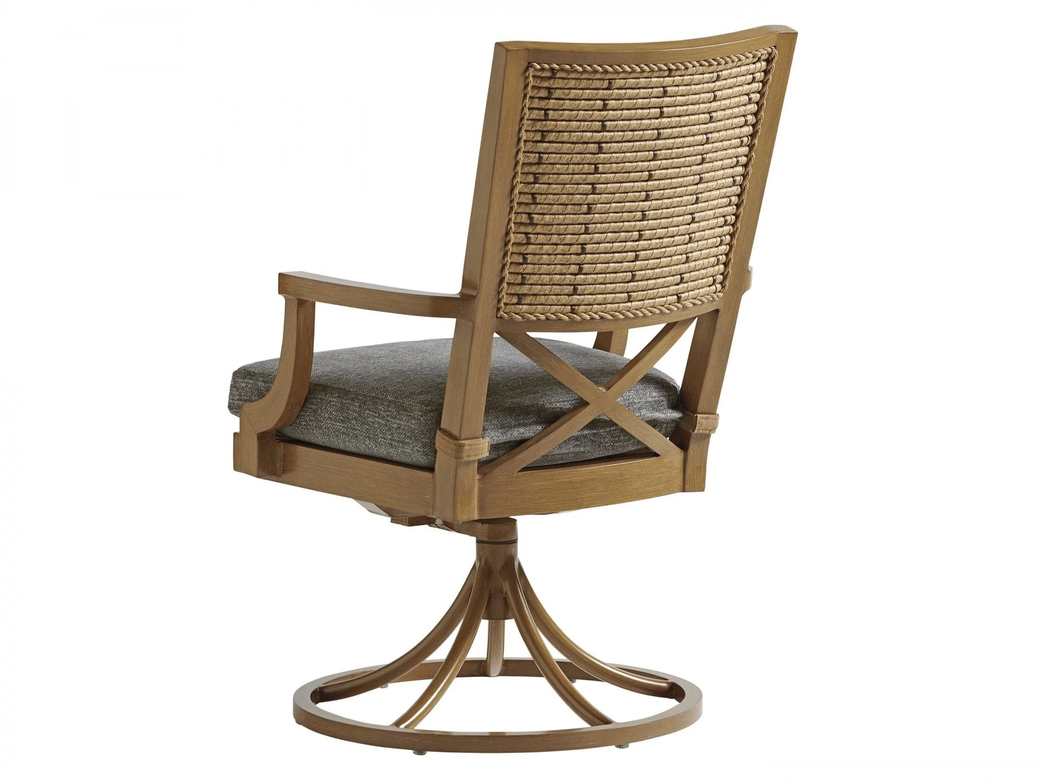 Tommy Bahama Outdoor Los Altos Valley View Swivel Rocker Dining Chair - Image 2