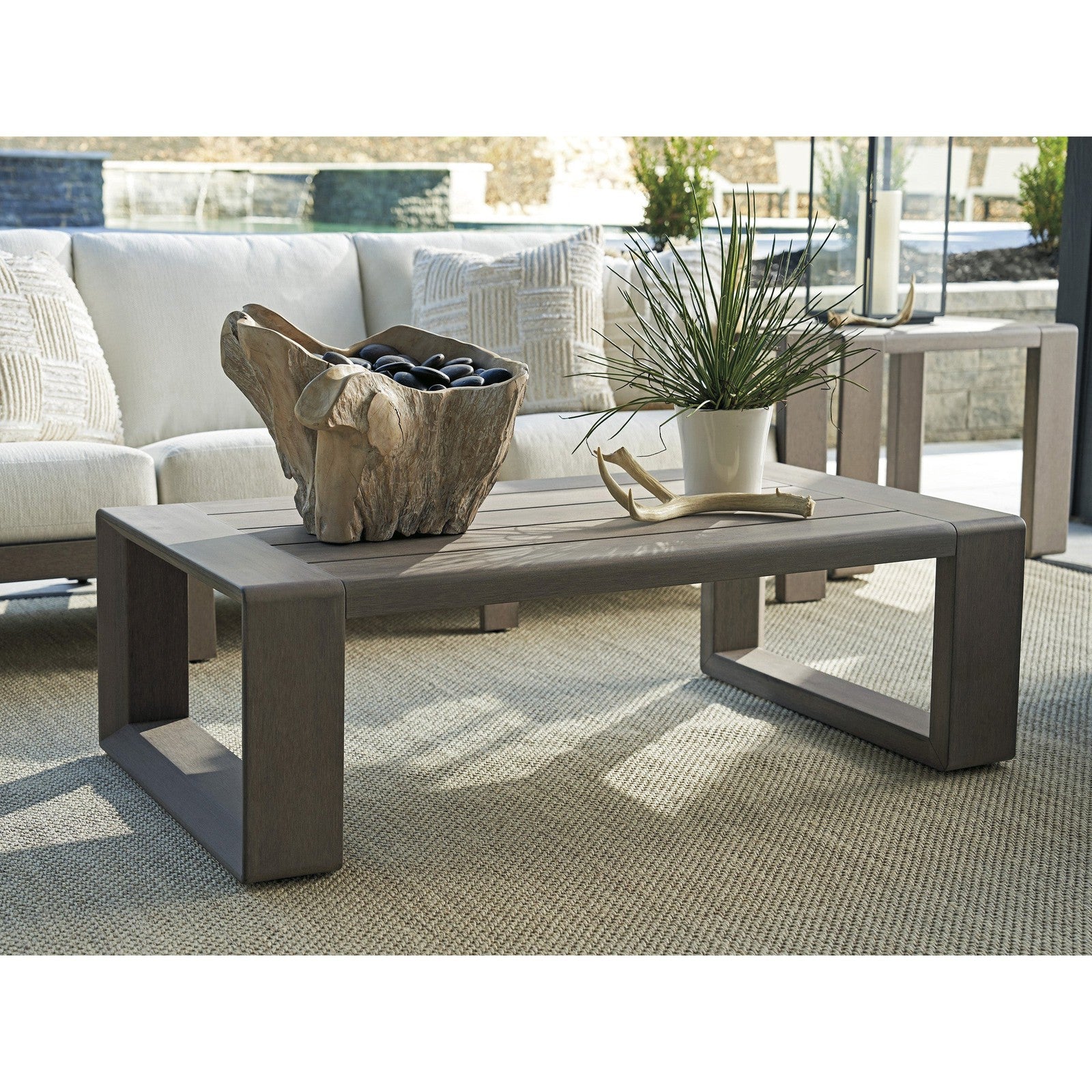Tommy Bahama Outdoor Mozambique Rectangular Cocktail Table - Image 2