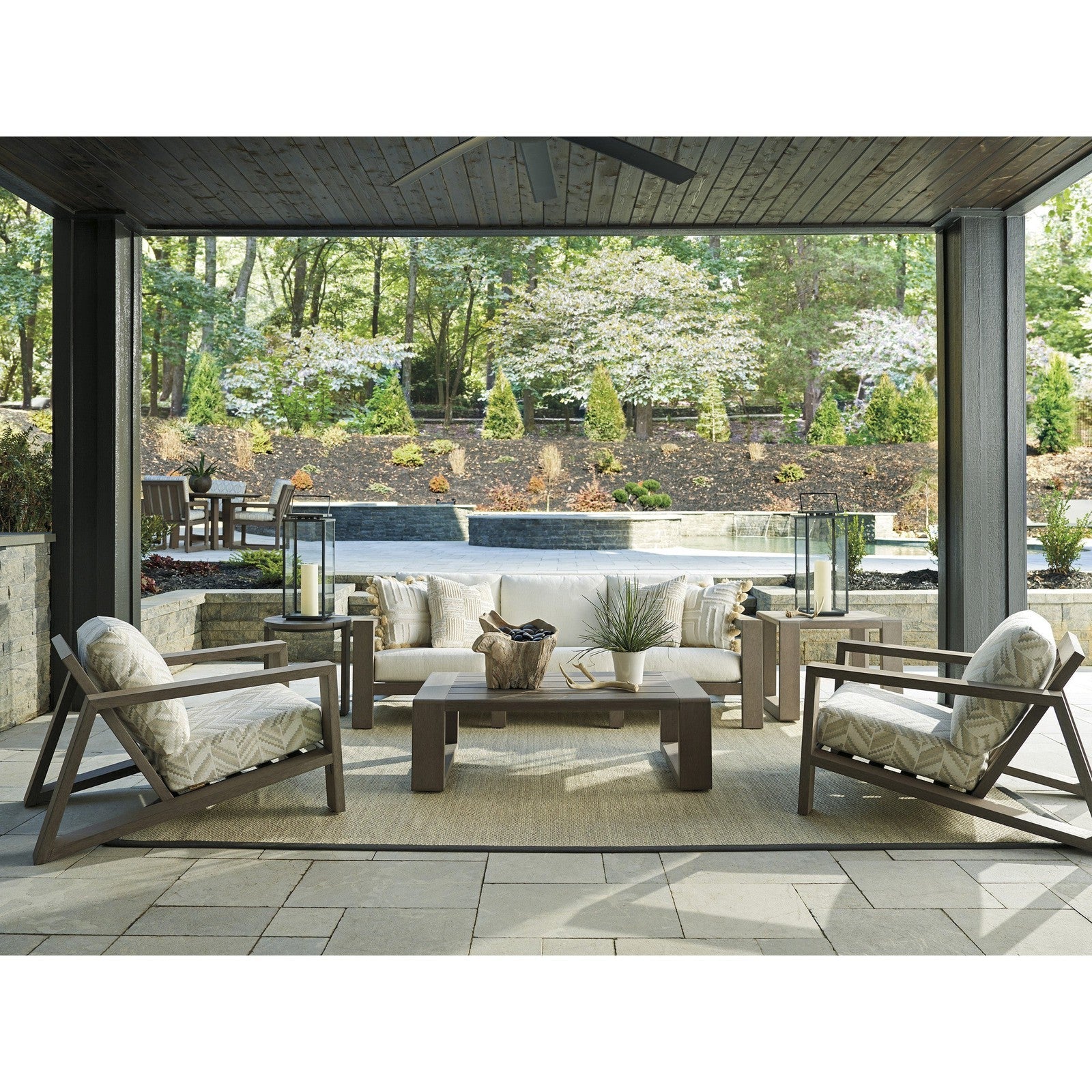 Tommy Bahama Outdoor Mozambique Rectangular Cocktail Table - Image 3