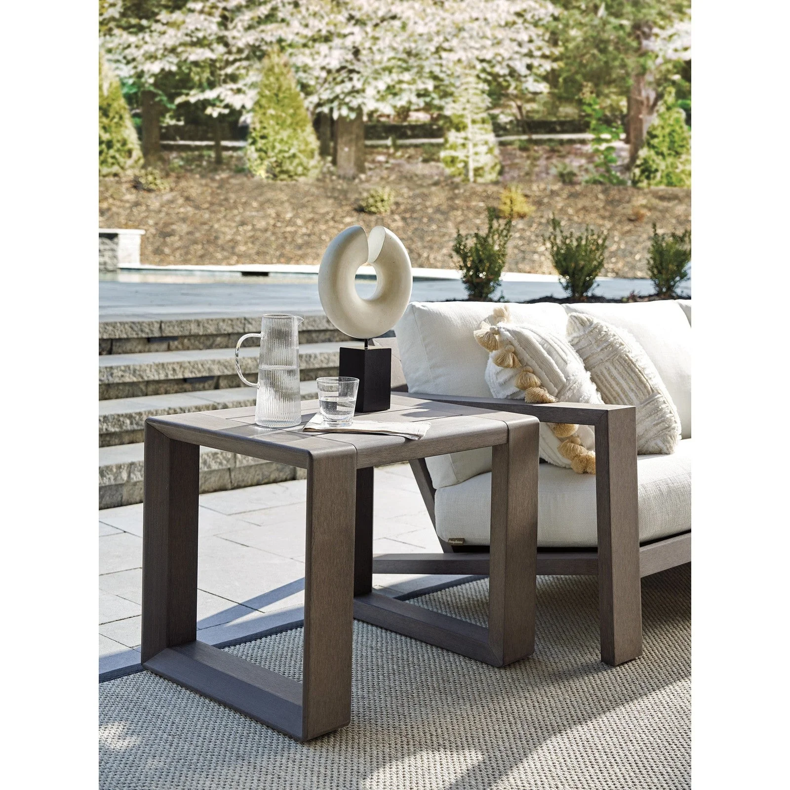 Tommy Bahama Outdoor Mozambique Rectangular End Table - Image 2