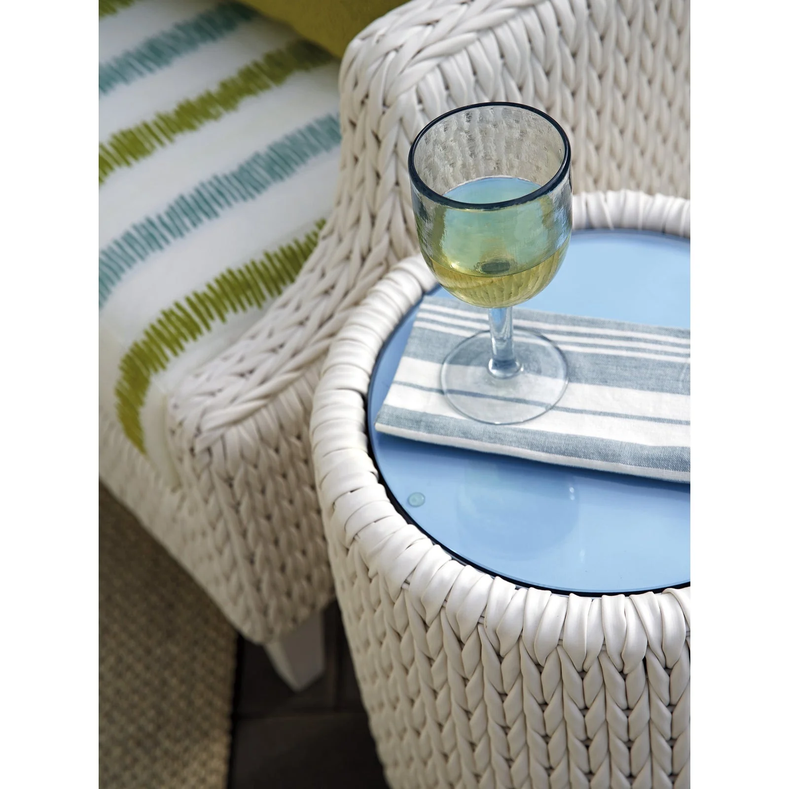 Tommy Bahama Outdoor Ocean Breeze Promenade Accent Table - Image 3