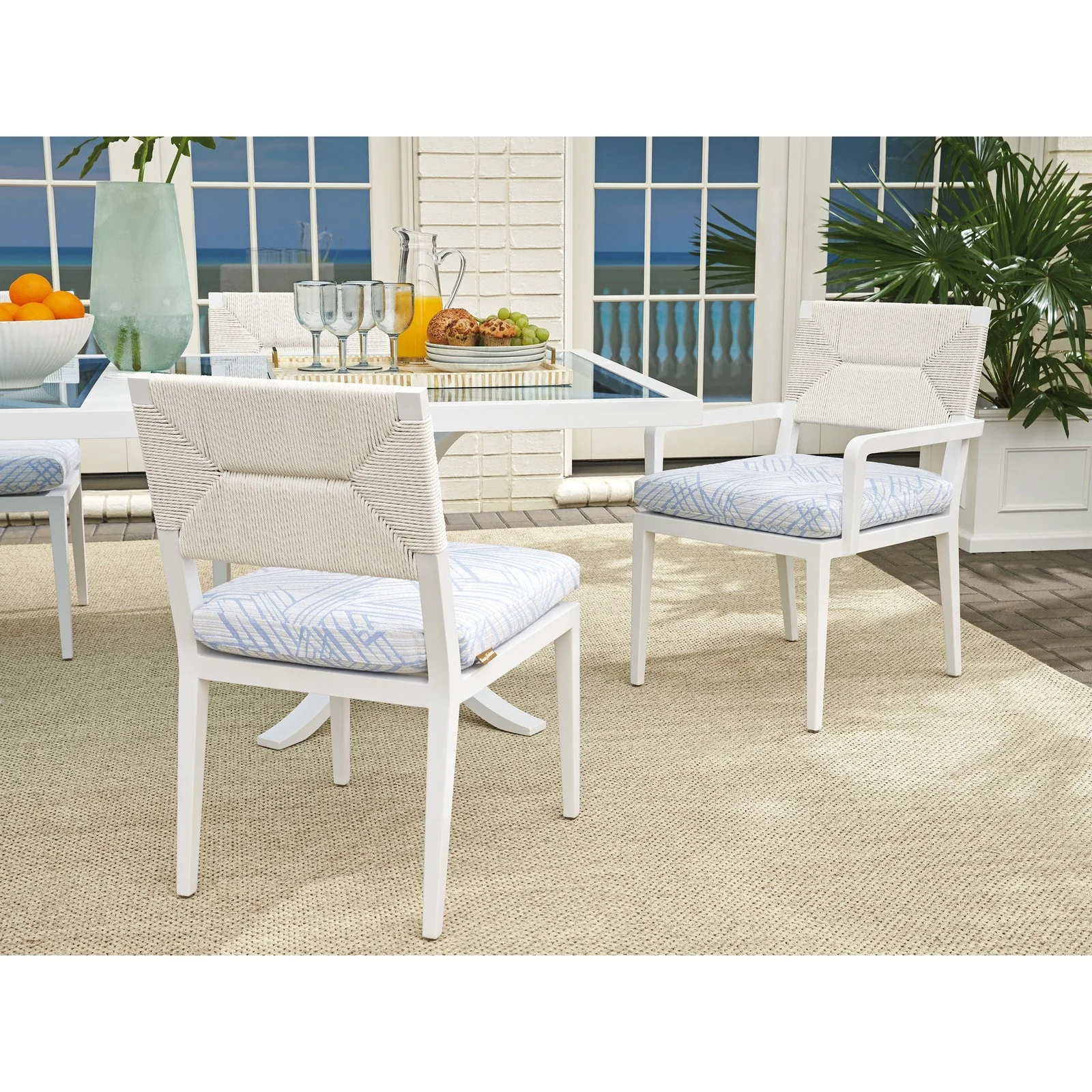 Tommy Bahama Outdoor Ocean Breeze Promenade Dining Arm Chair - Image 2