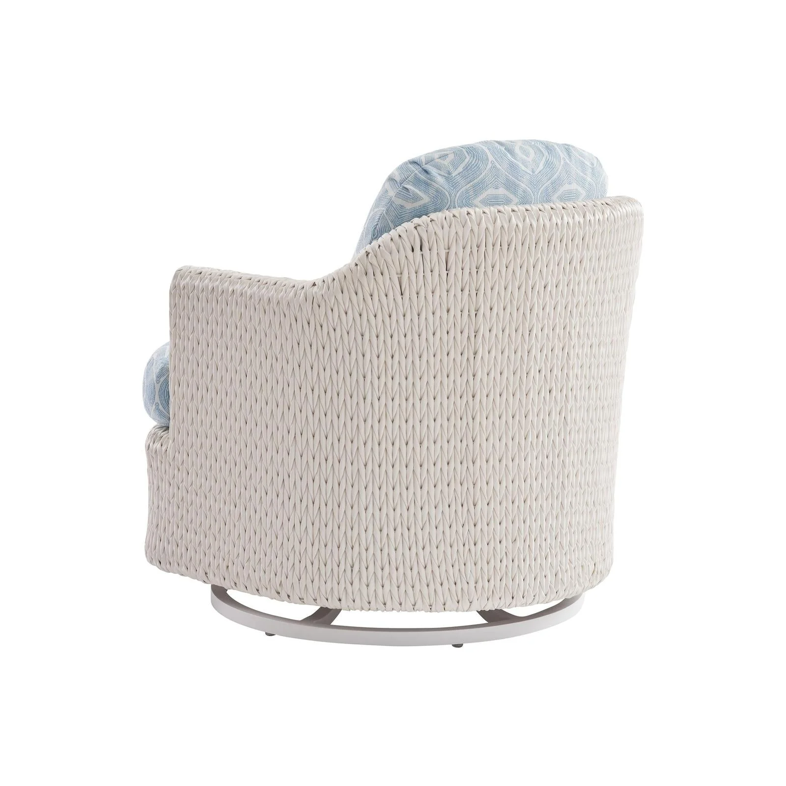 Tommy Bahama Outdoor Ocean Breeze Promenade Occasional Swivel Chair - Image 3