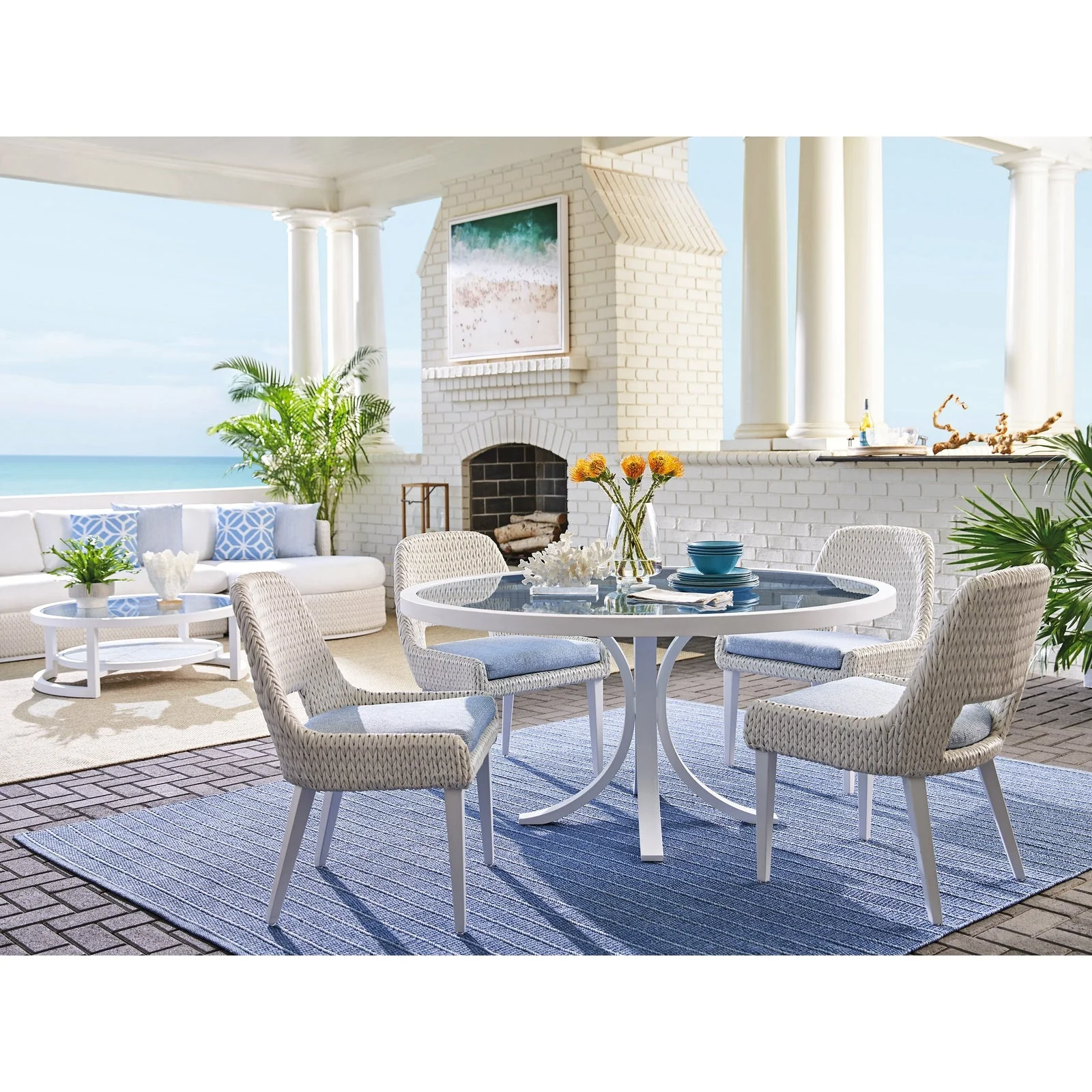 Tommy Bahama Outdoor Ocean Breeze Promenade Round Dining Table - Image 2