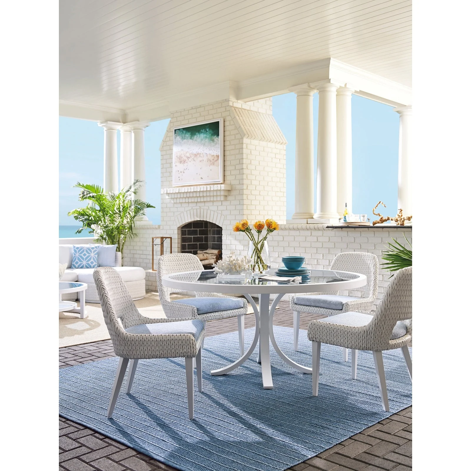 Tommy Bahama Outdoor Ocean Breeze Promenade Round Dining Table - Image 3