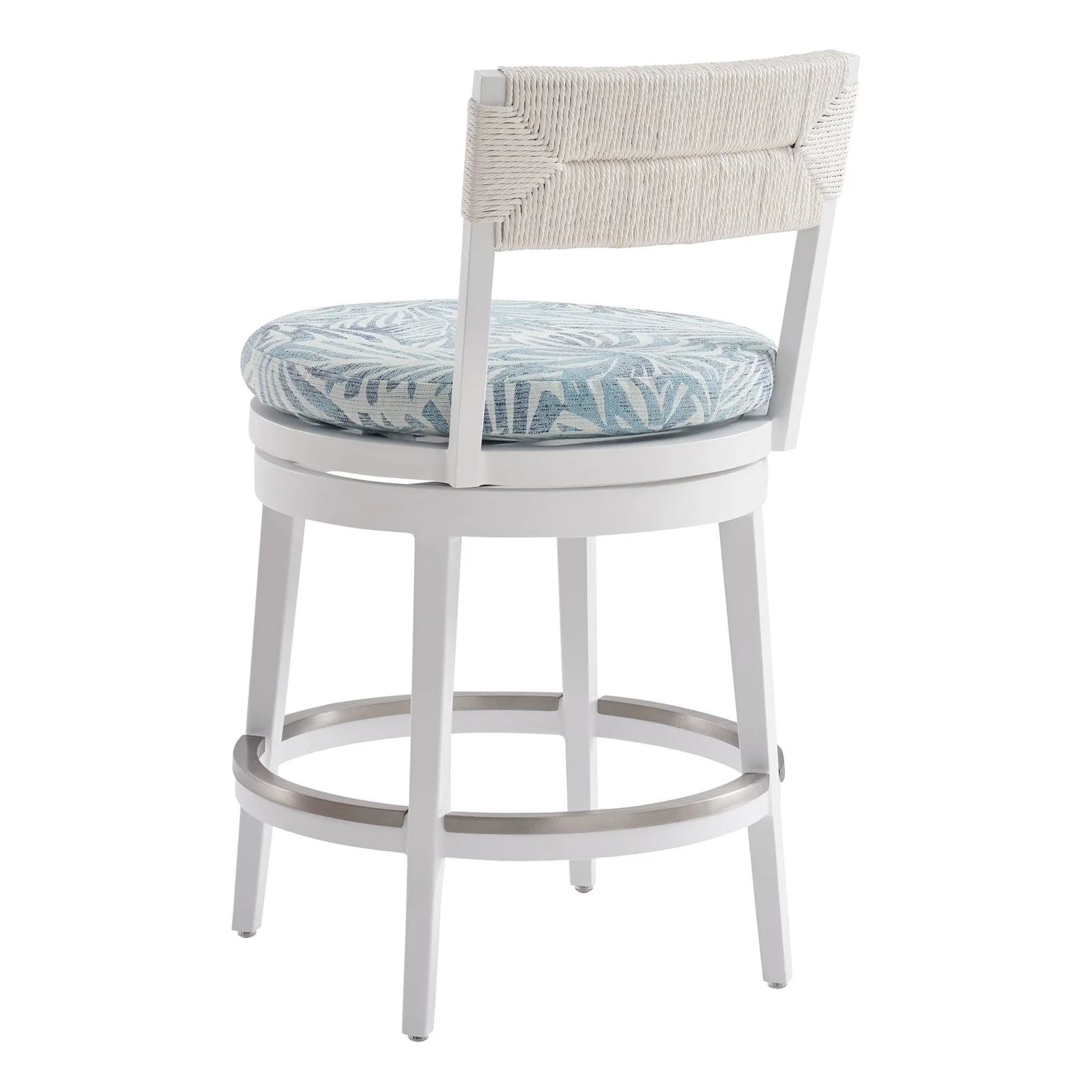 Tommy Bahama Outdoor Ocean Breeze Promenade Swivel Counter Stool - Image 3