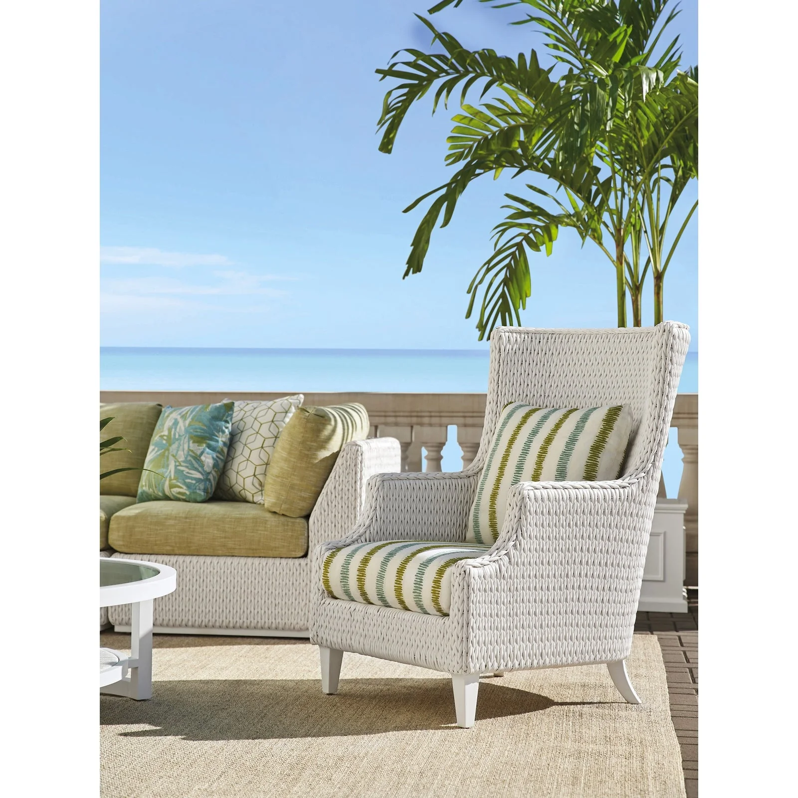 Tommy Bahama Outdoor Ocean Breeze Promenade Wing Chair - Image 2