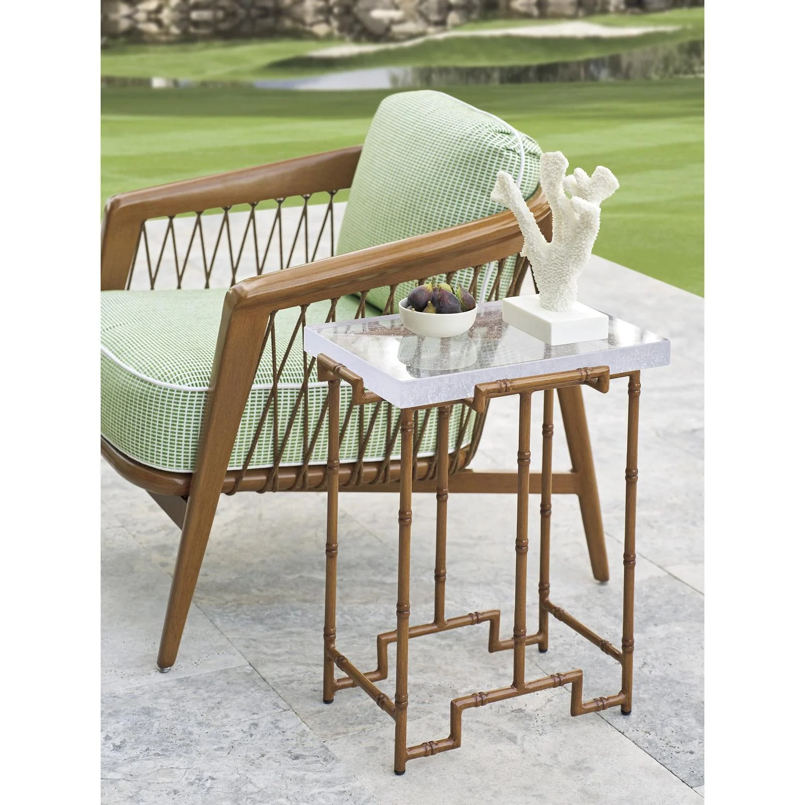 Tommy Bahama Outdoor Palm Desert Poolside Accent Table - Image 2