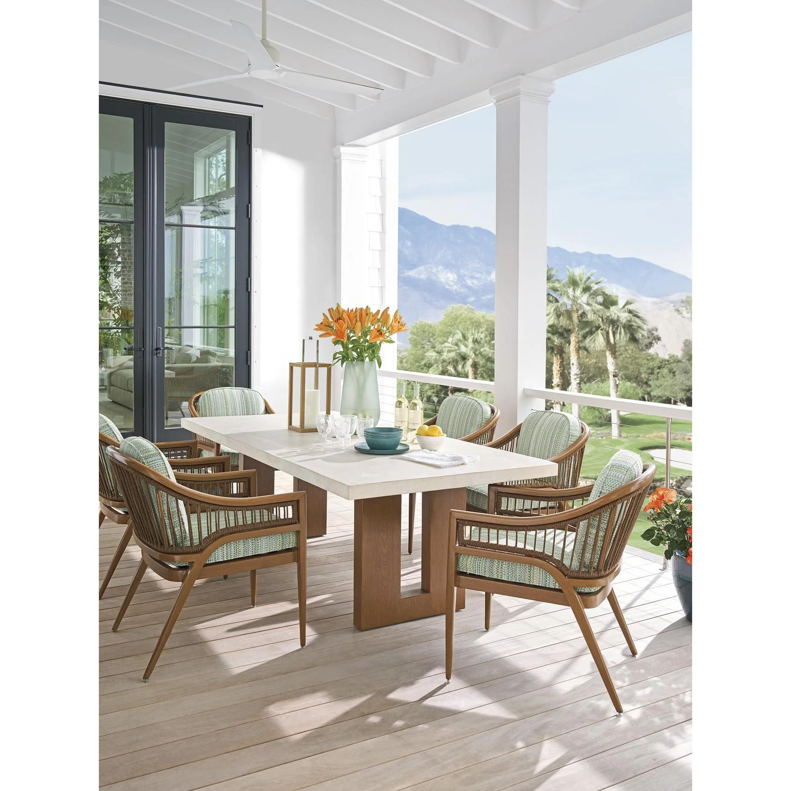 Tommy Bahama Outdoor Palm Desert Poolside Rectangular Dining Table - Image 3