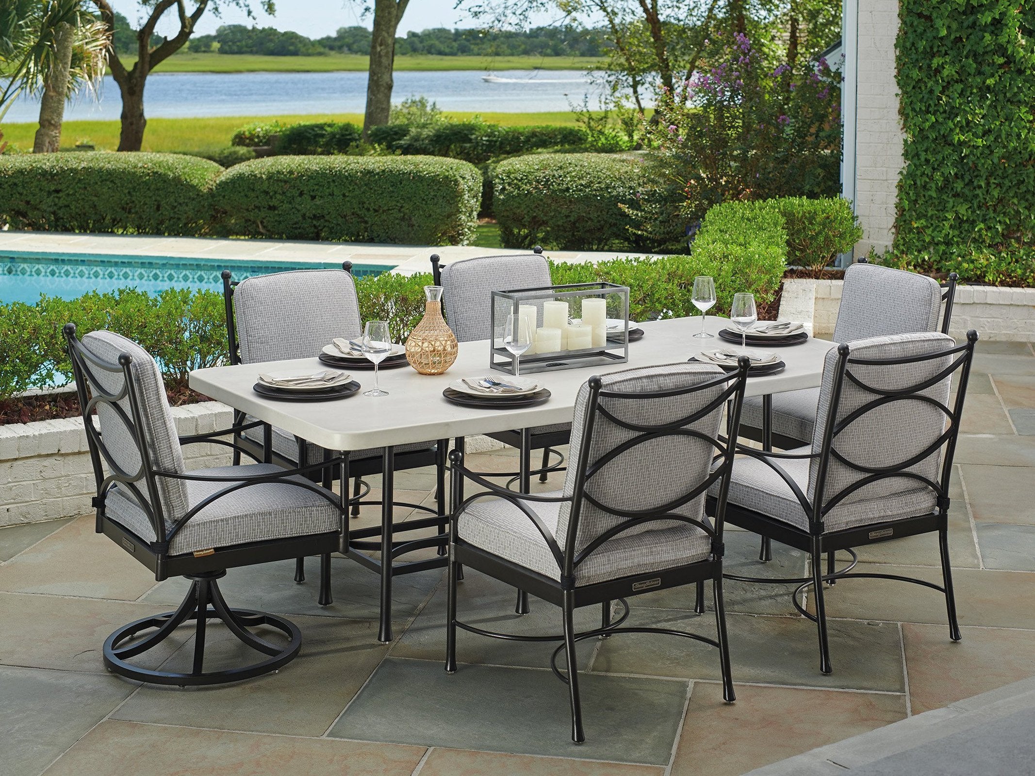 Tommy Bahama Outdoor Pavlova Dining Chair - Image 2