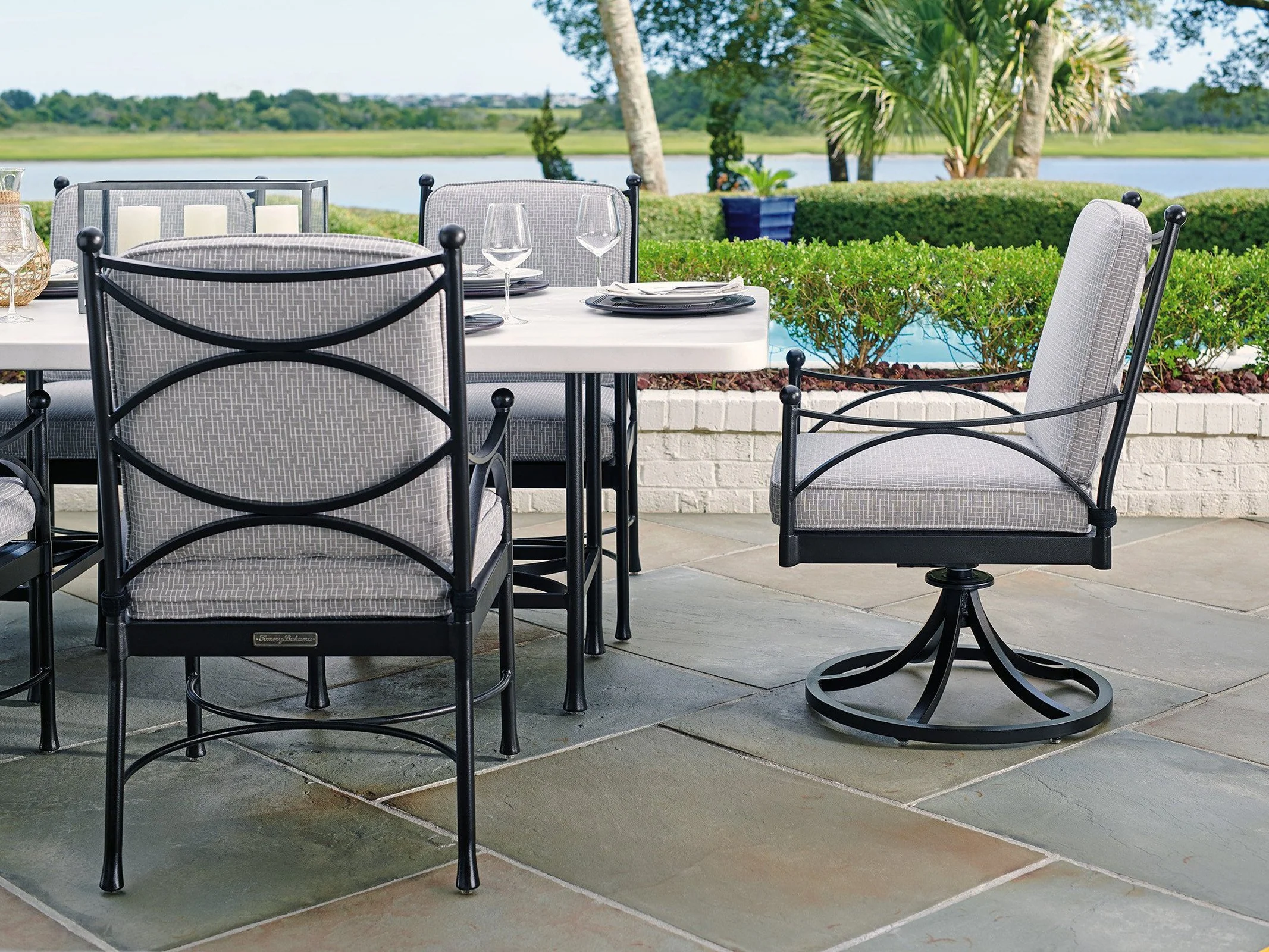 Tommy Bahama Outdoor Pavlova Dining Chair - Image 3